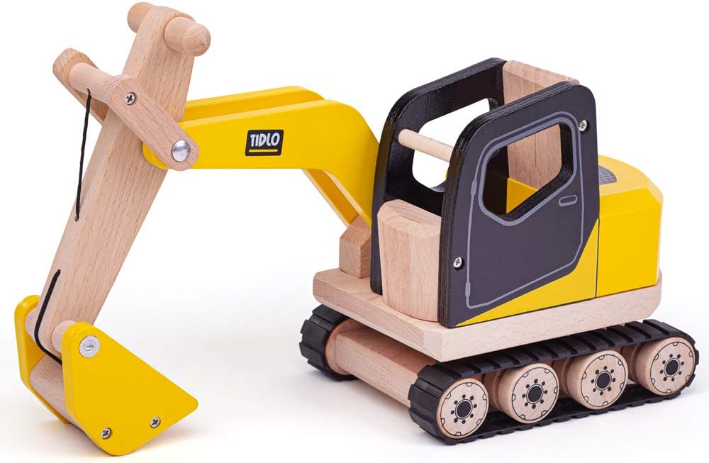 Holzbagger Spielzeugfahrzeug Modell T0415