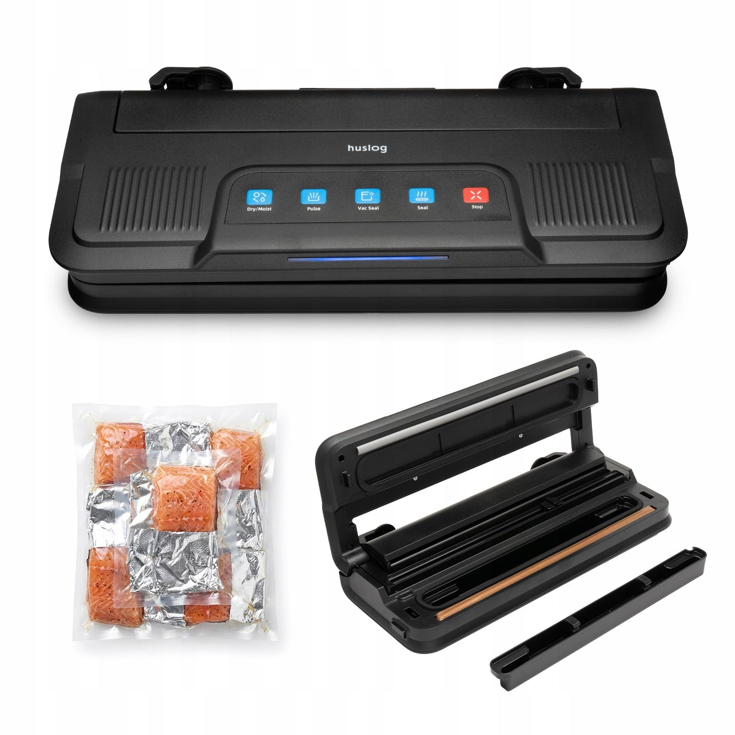 Vakuumiergerät mit Folienspender & Cutter, 6 Modi