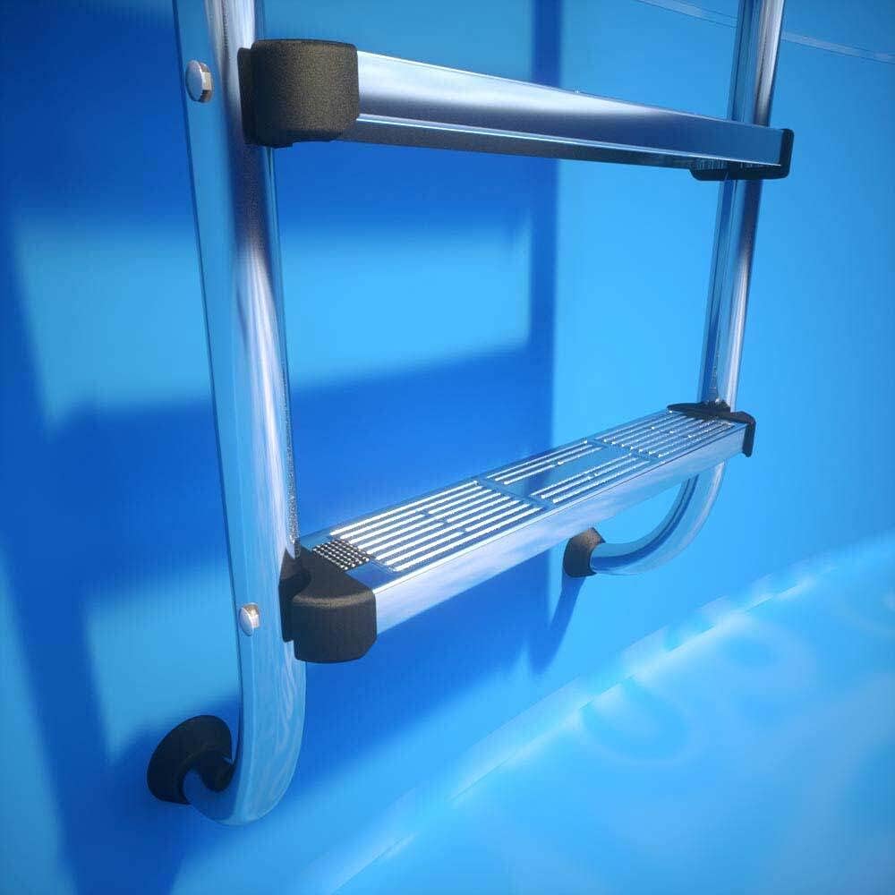 Pooltiefbeckenleiter mit 4 Stufen