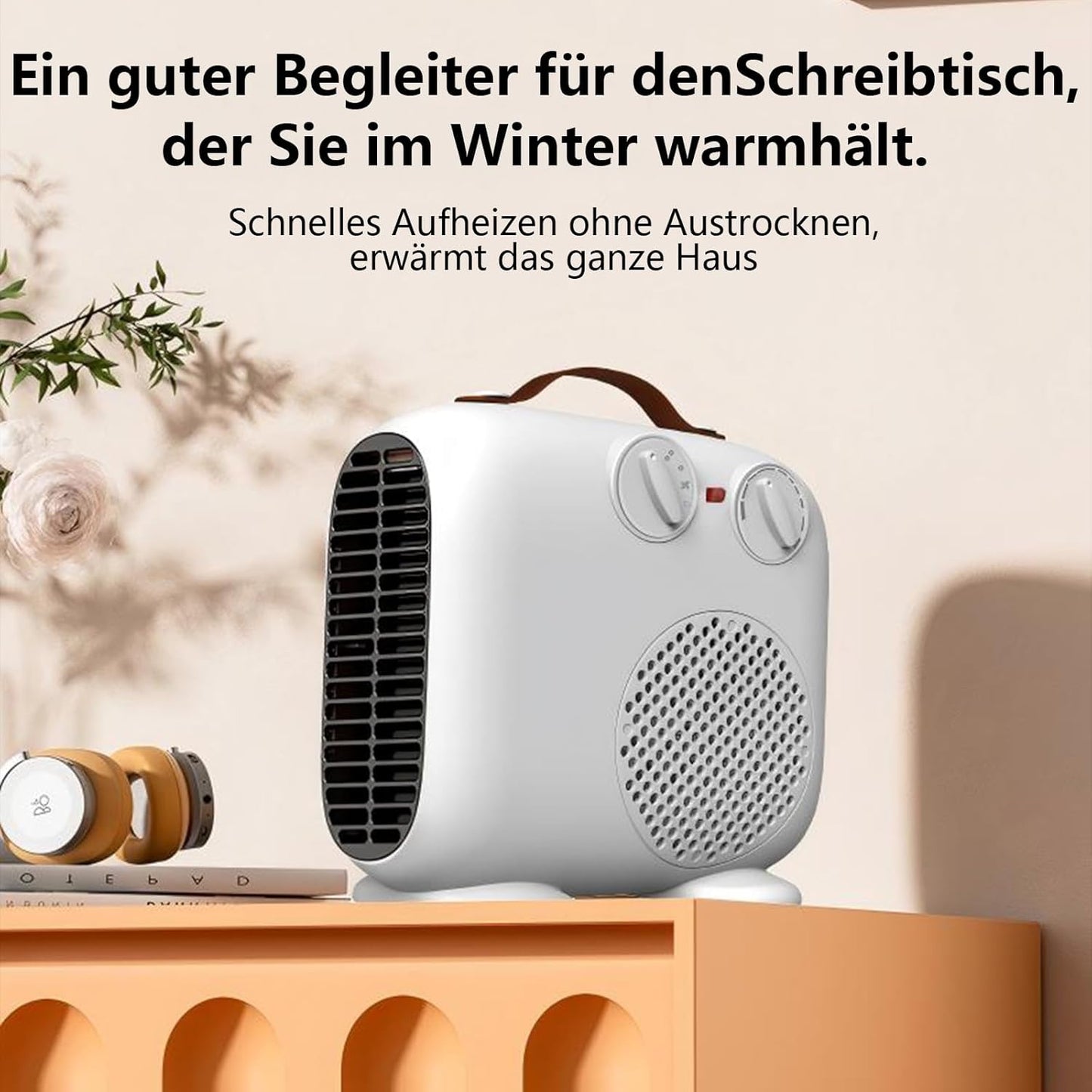 Tragbarer Heizlüfter mit Griff