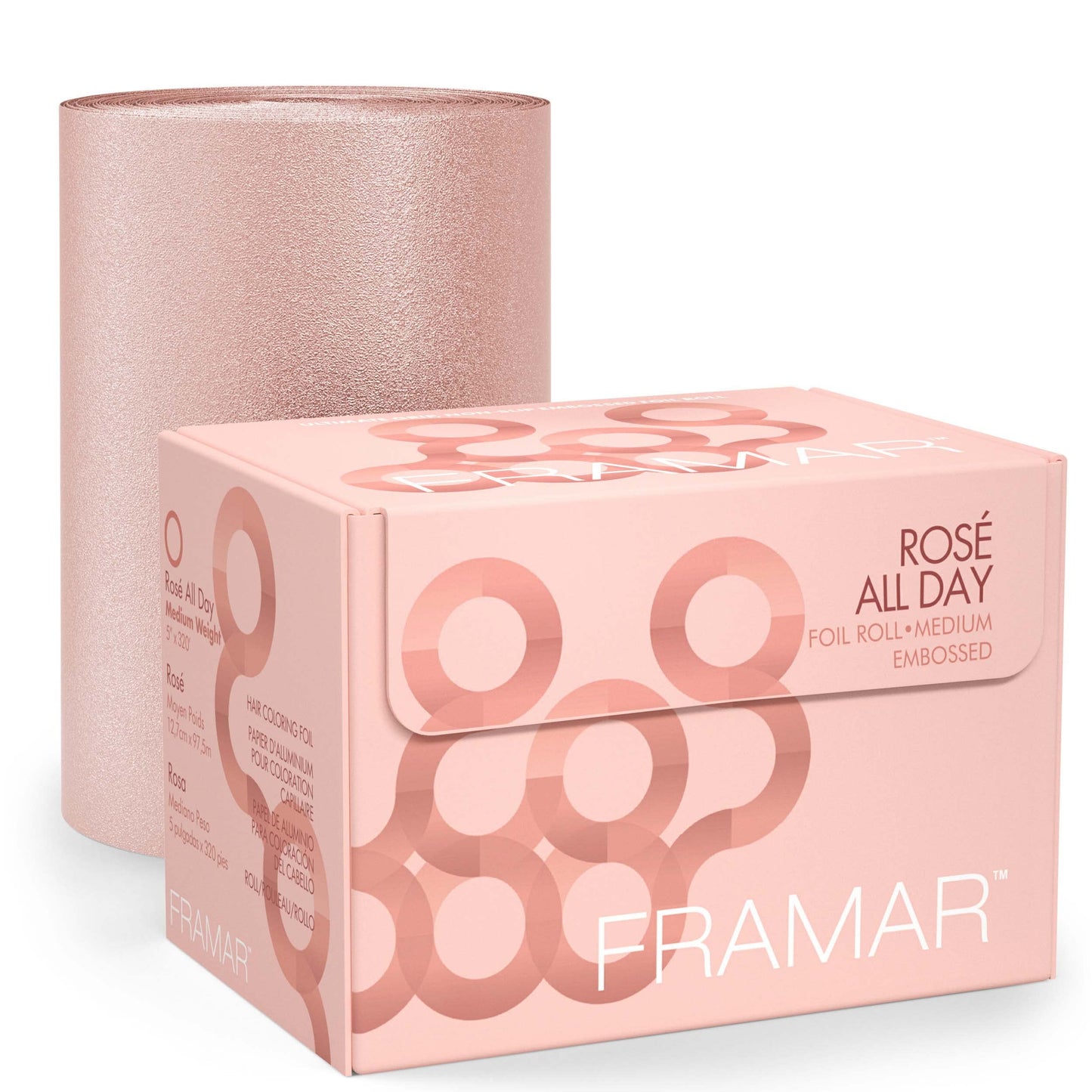 Reissfeste Strähnenfolie, Roségold