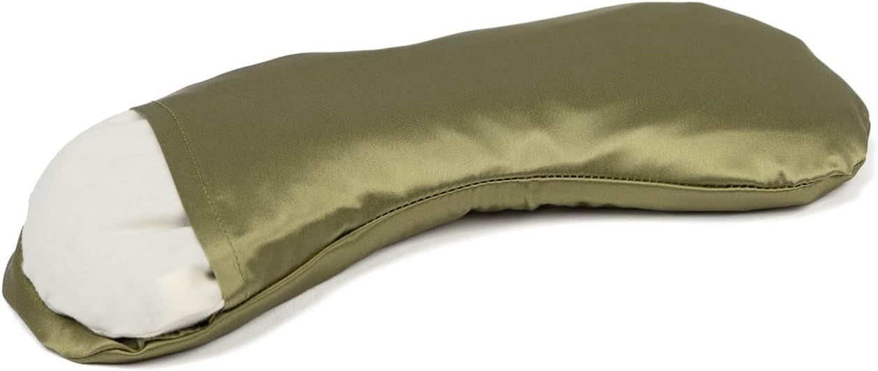 Augenkissen mit Lavendel-Leinsamen-Füllung, 1 stück (1er Pack) Hellgrün