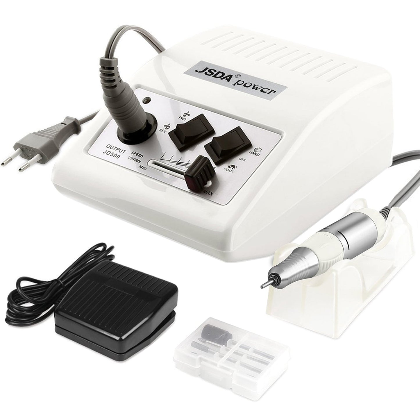 Elektrische Nagelfeile, Weiss