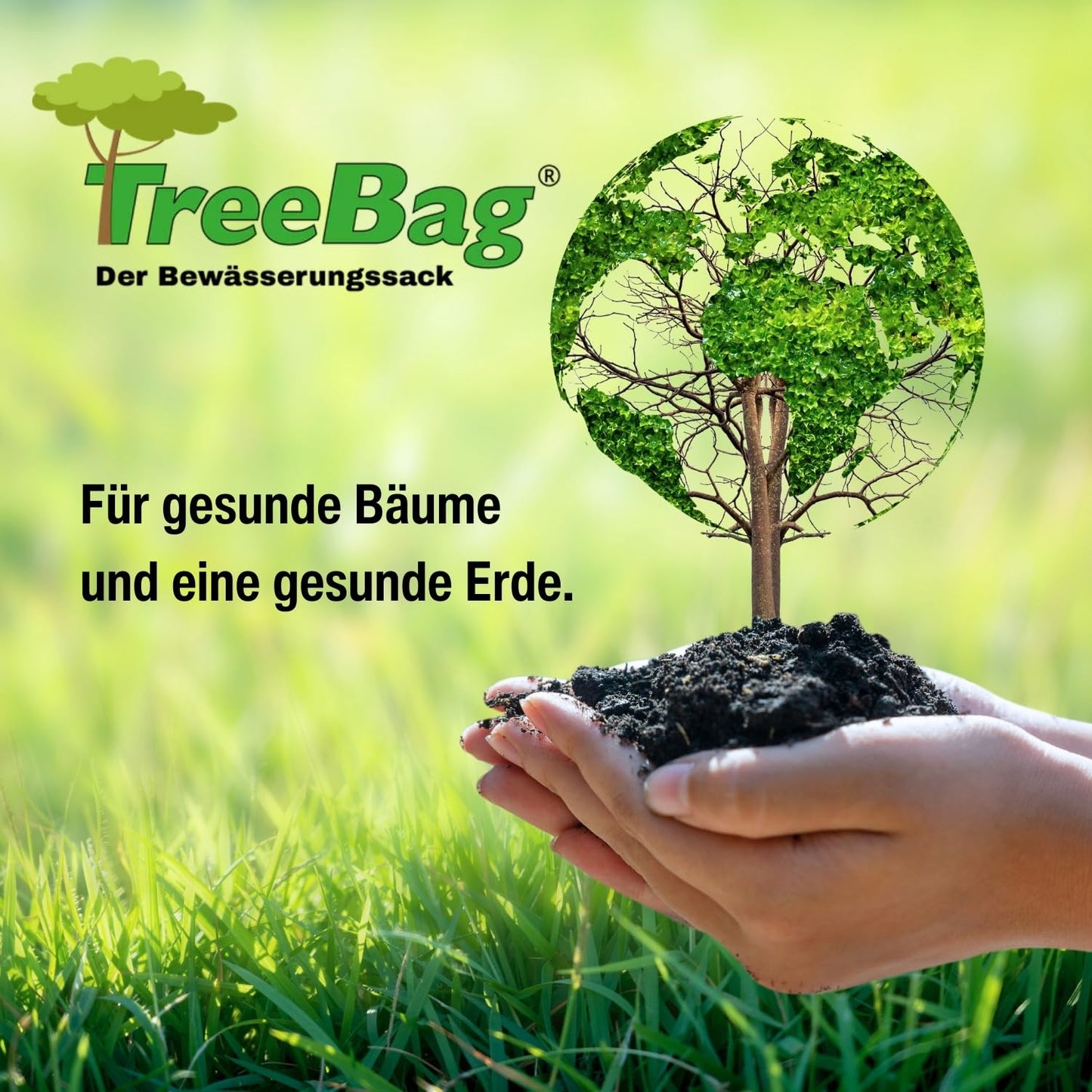 Baumbewässerungssack 10er-Set, 100 l 10