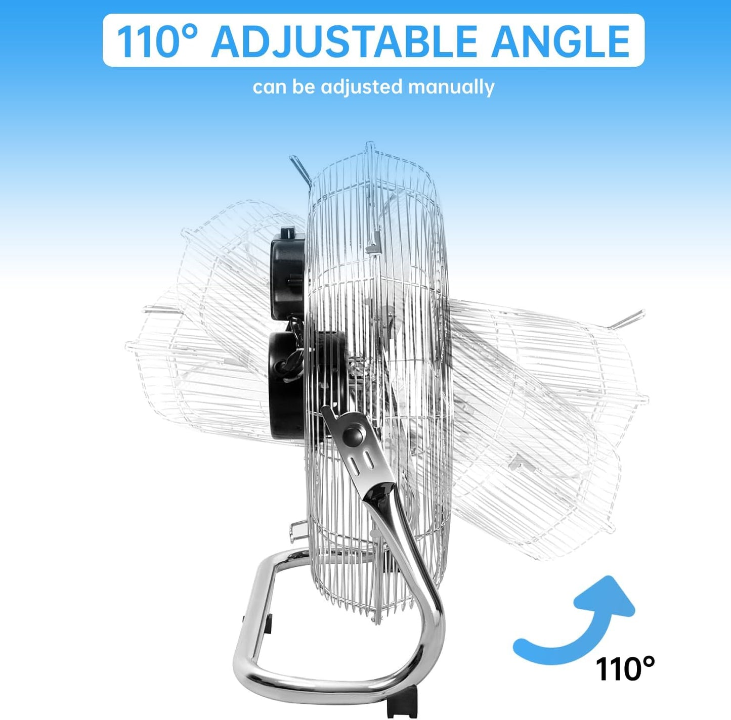 Bodenventilator, 45CM-80W