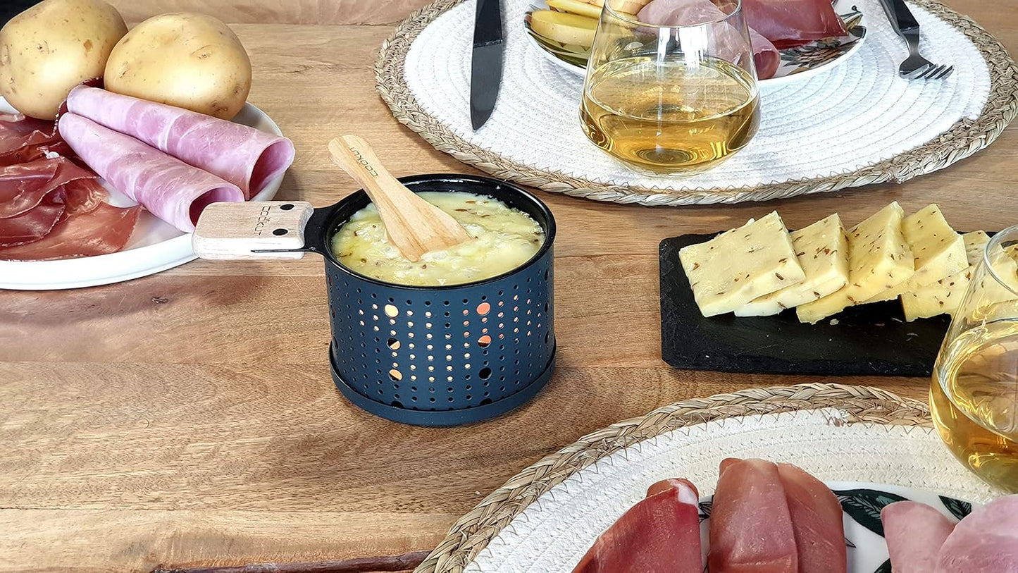 2er-Pack Kerzenraclette Lumi, Blau