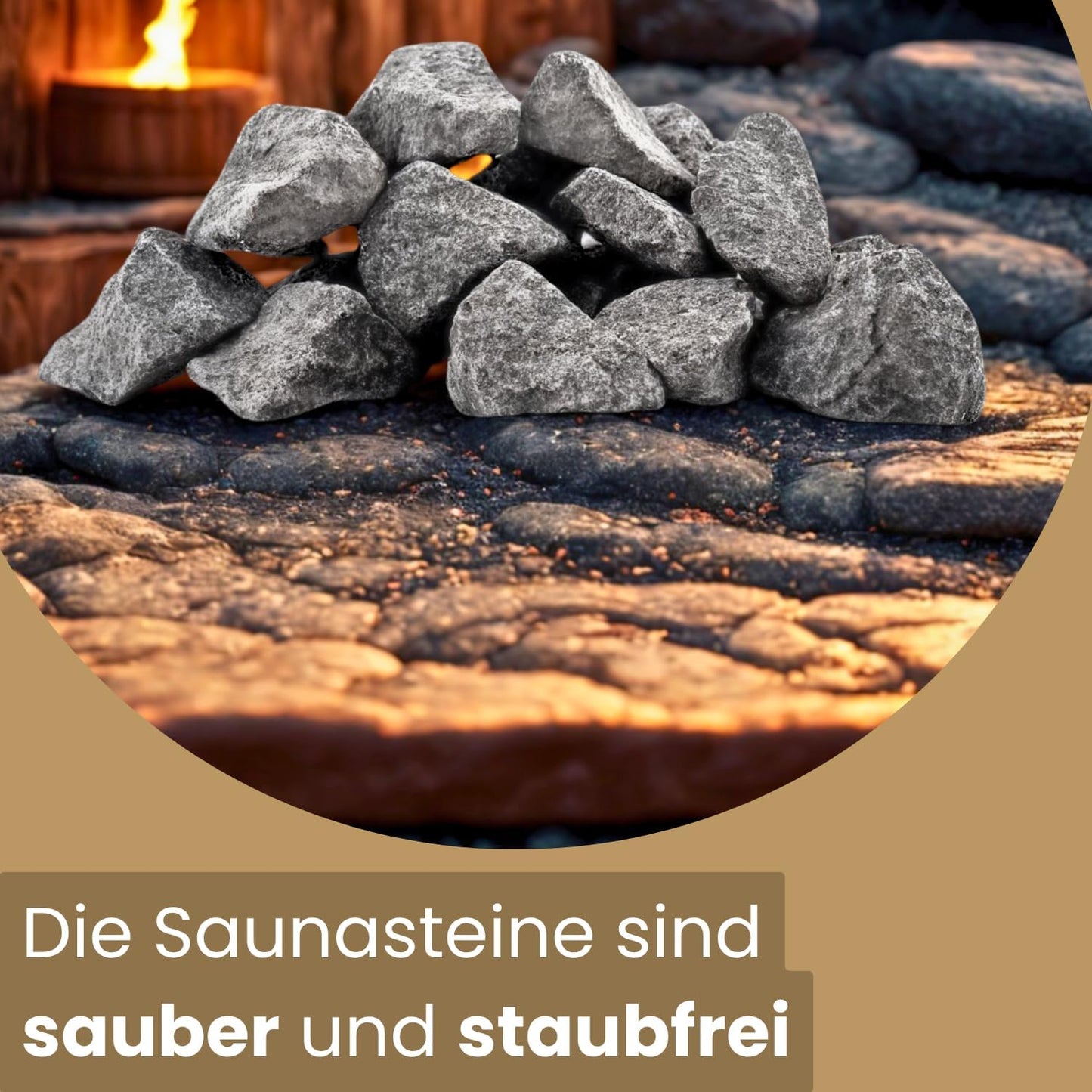 Saunasteine, 20 kg, 20 kg