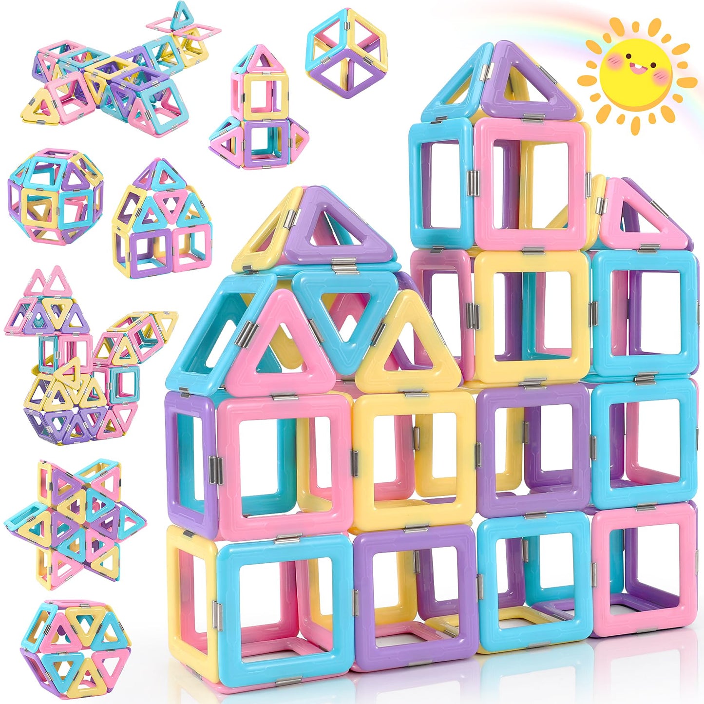 Magnetische Bausteine, Pink