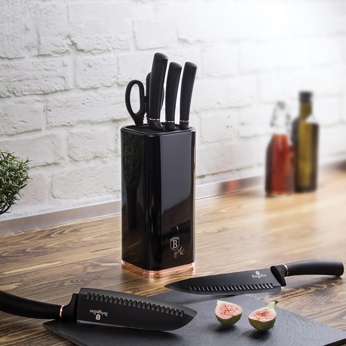 KNIFE SET WITH STAND BERLINGER HAUS BH-2422