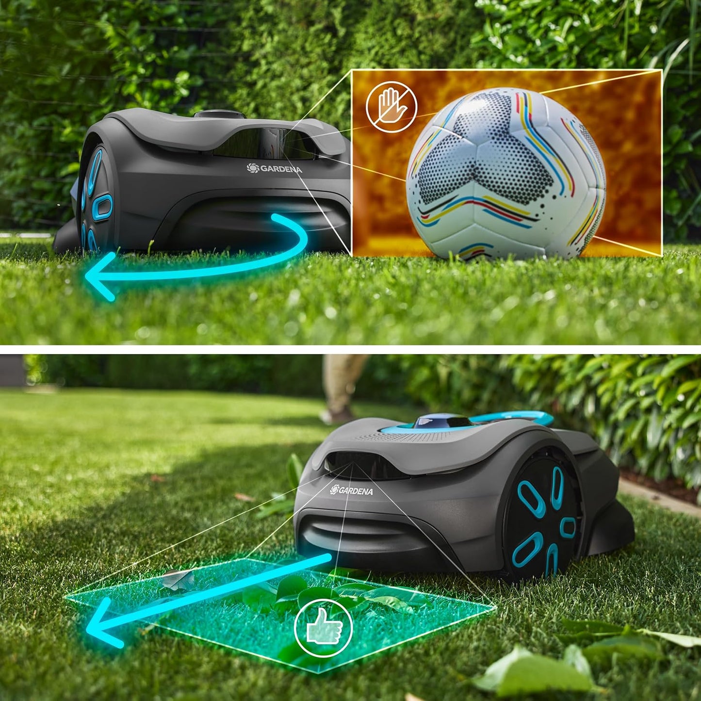 Mähroboter Sileno Sense mit KI-Technologie, Bis 600 m²