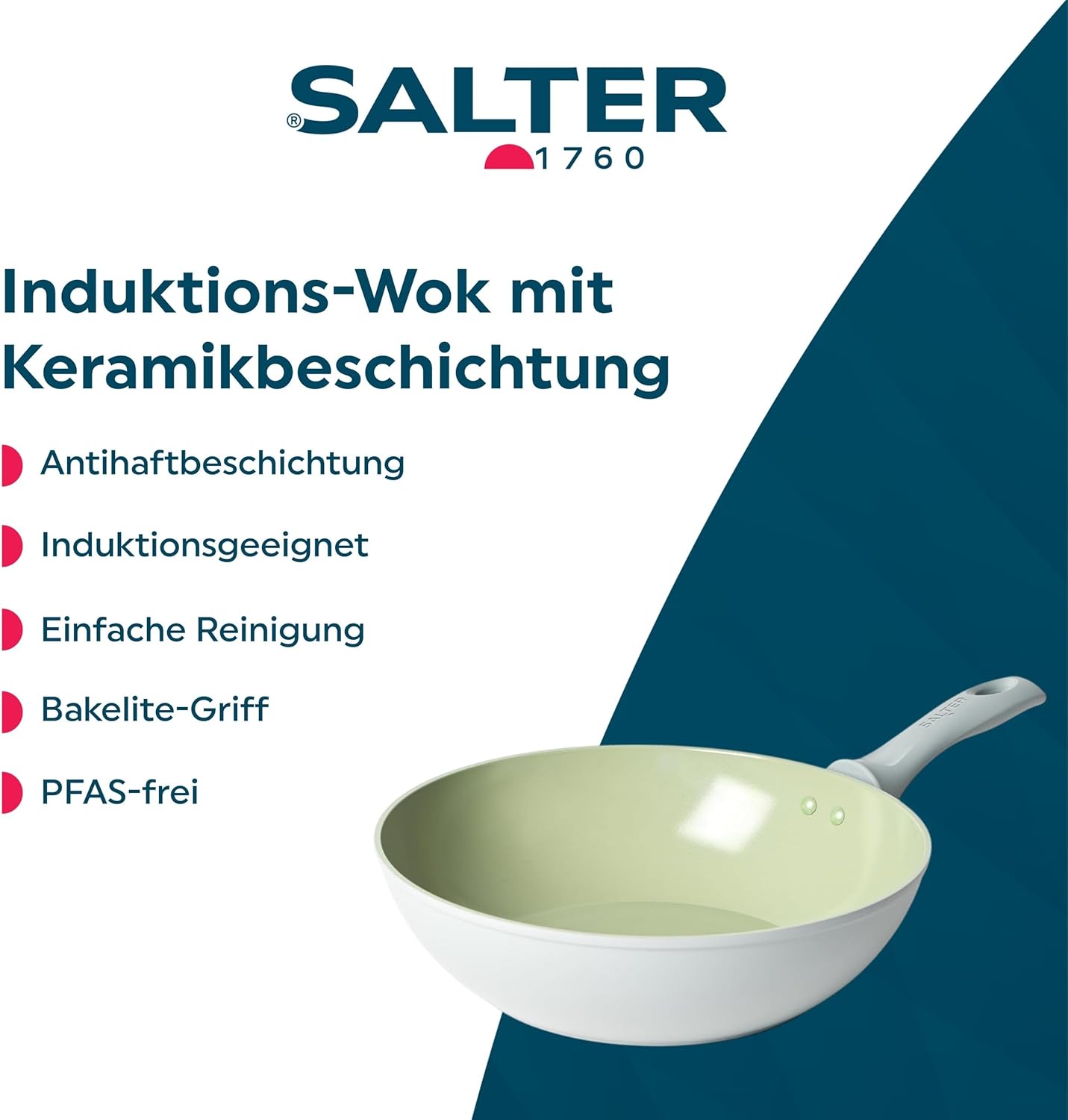 Wokpfanne 28cm mit Antihaftbeschichtung, Bratpfanne