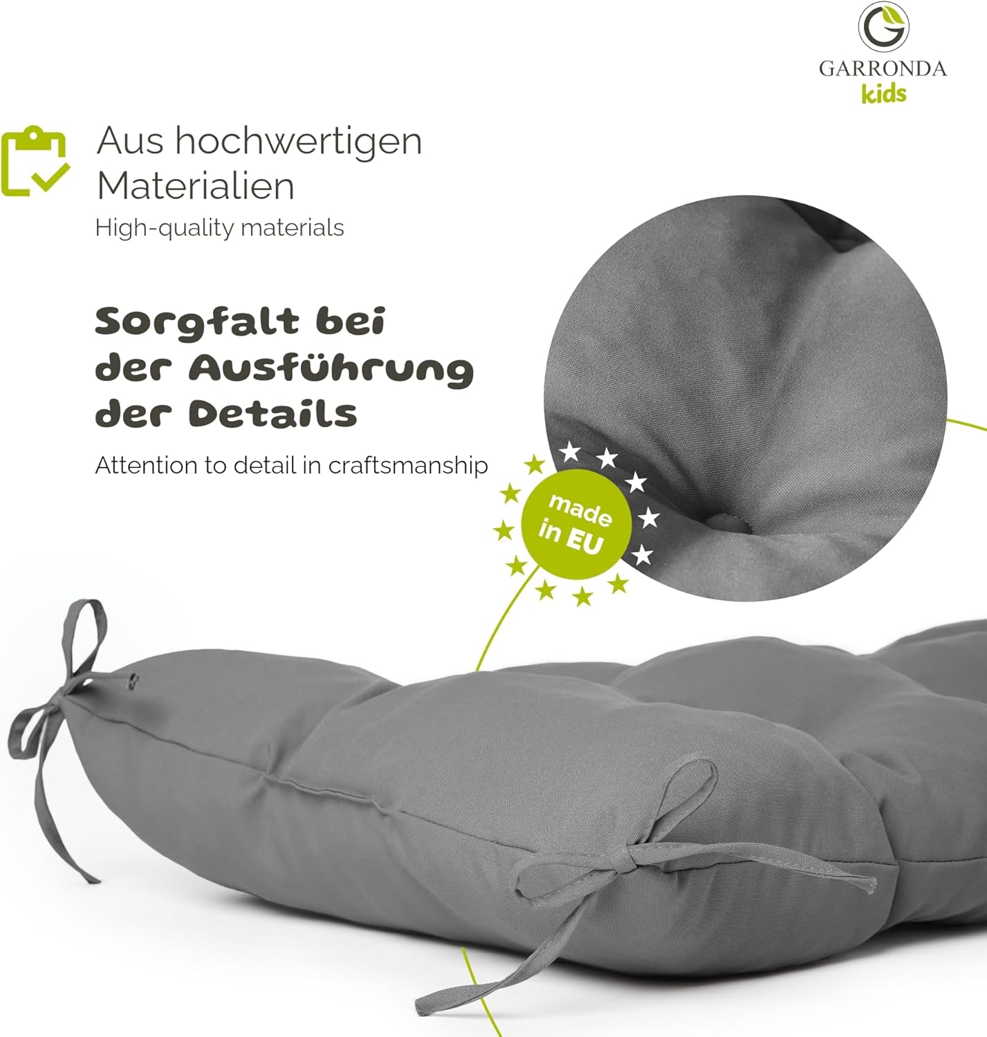Kissen für Kletterbogen, Dunkelgrau Kissen für Kletterbogen