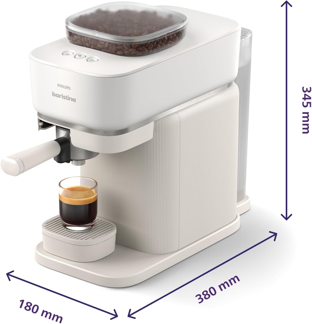 Baristina Espressomaschine mit Mahlwerk