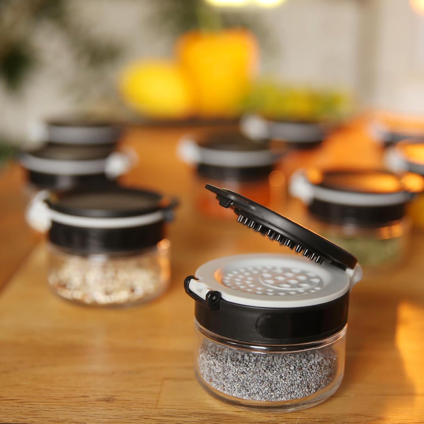 10-teiliges Gewürzdosen-Set Double-Flip, 10 Gewürzgläser je 85 ml