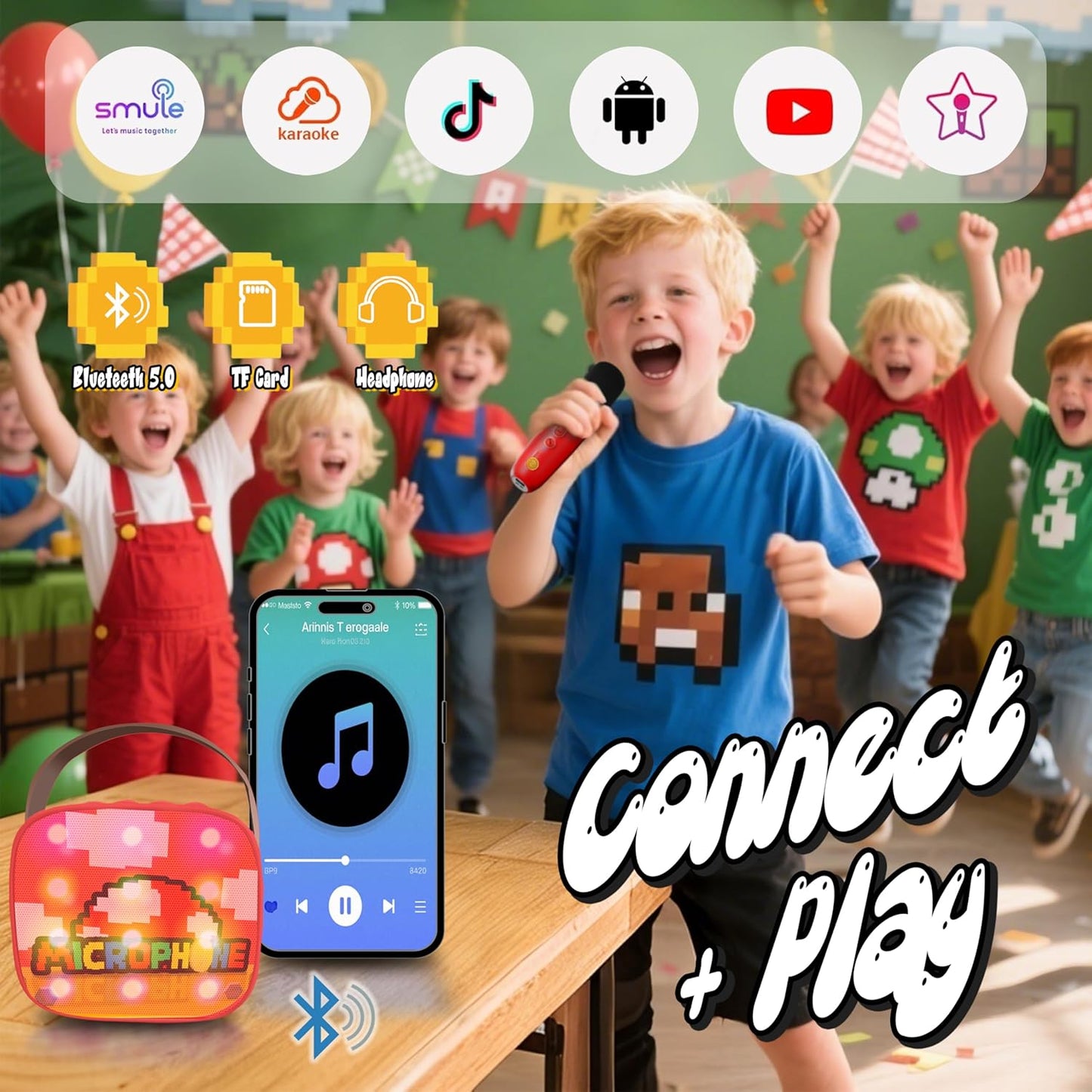 Tragbare Karaoke-Maschine für Kinder