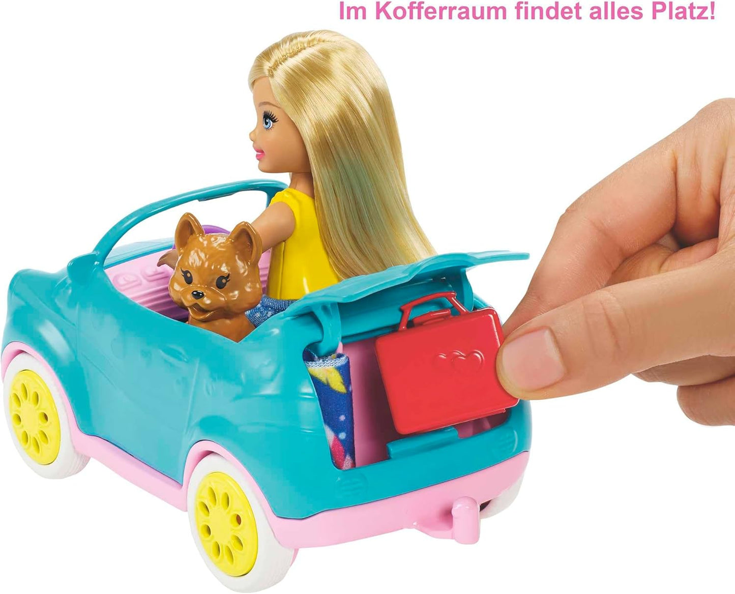 Chelsea Puppe mit Auto und Camper-Set, Barbie - Chelsea Puppe und Ihr Wohnwagen