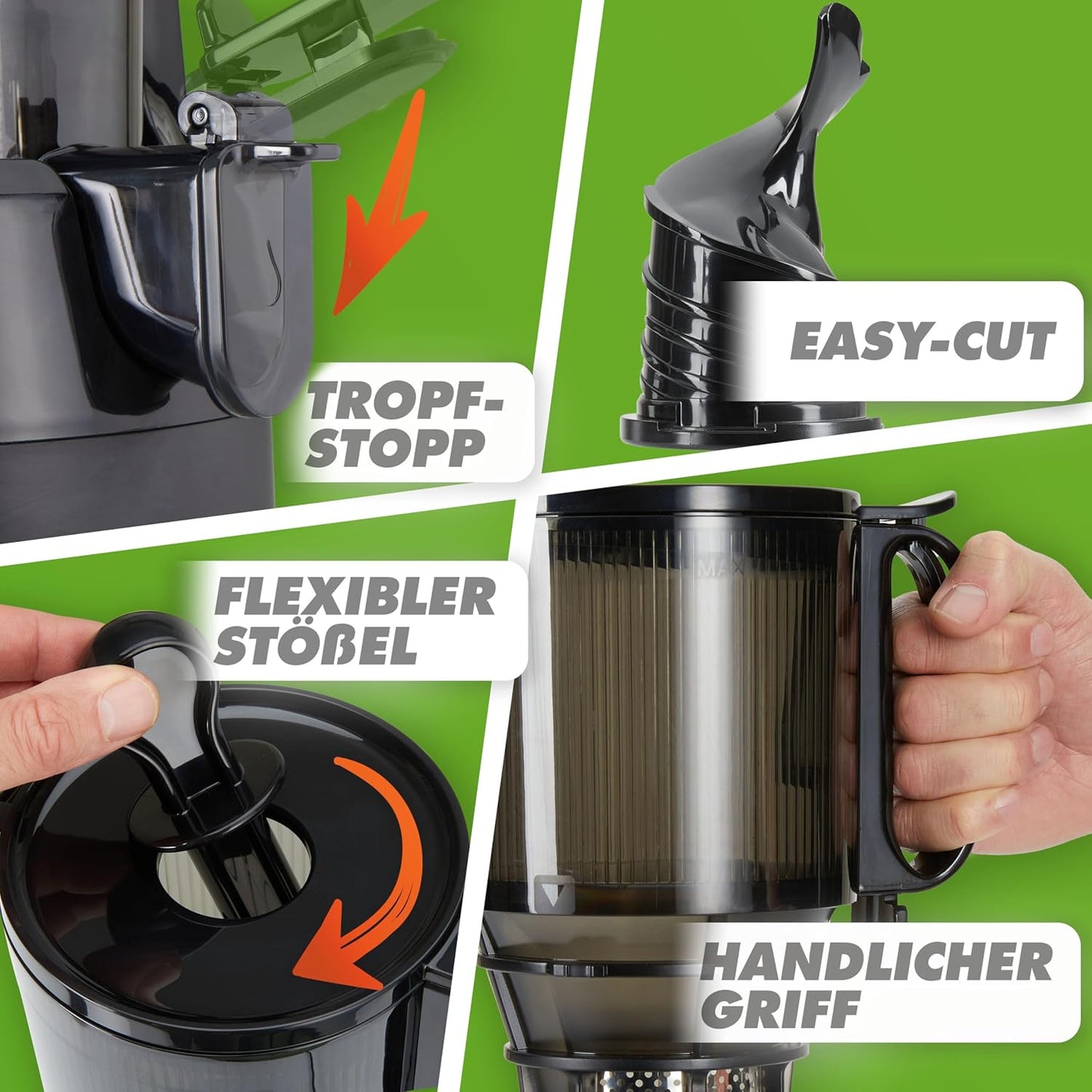 Slow Juicer, Schwarz