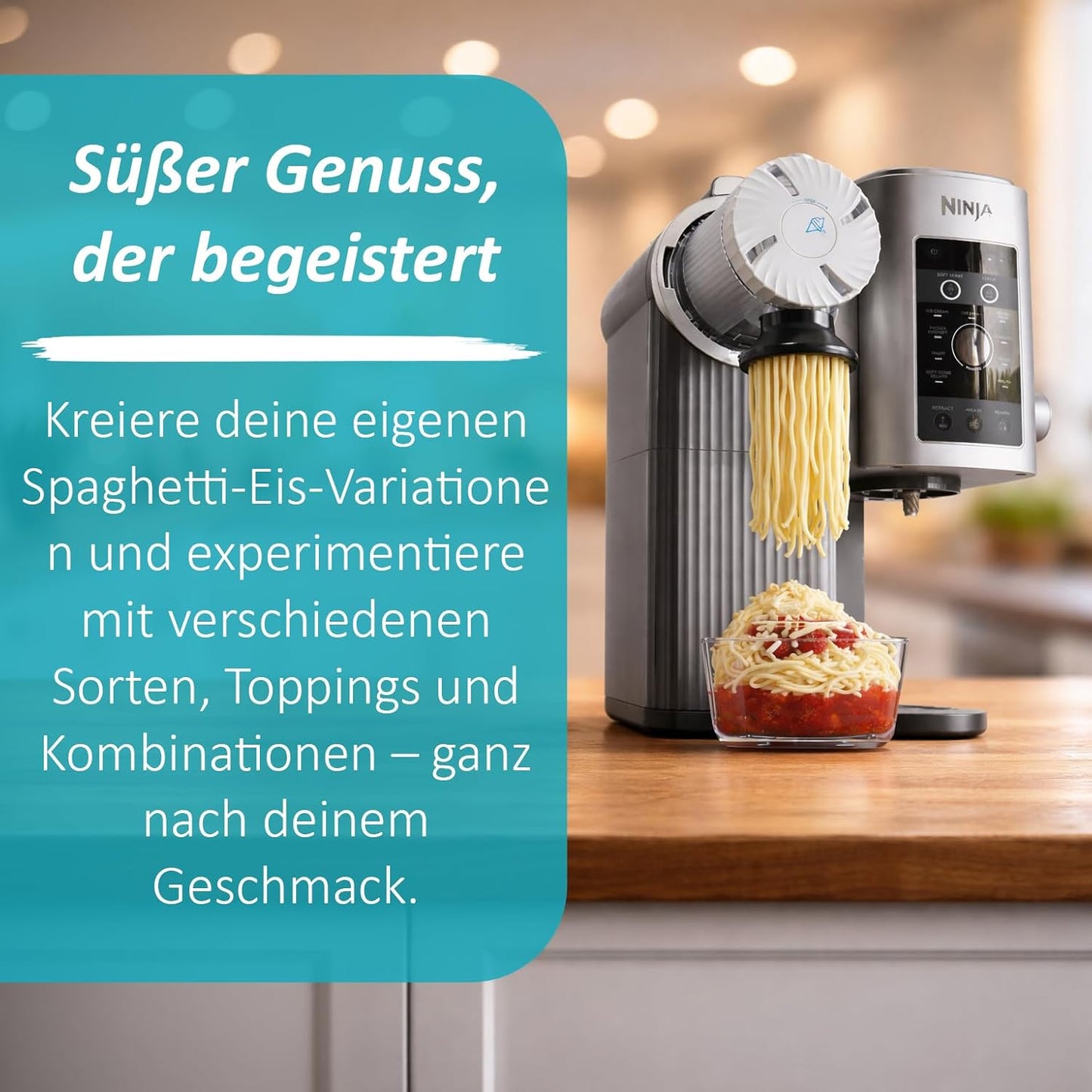 Swirlyzer Spaghetti-Eis-Aufsatz für Ninja Creami