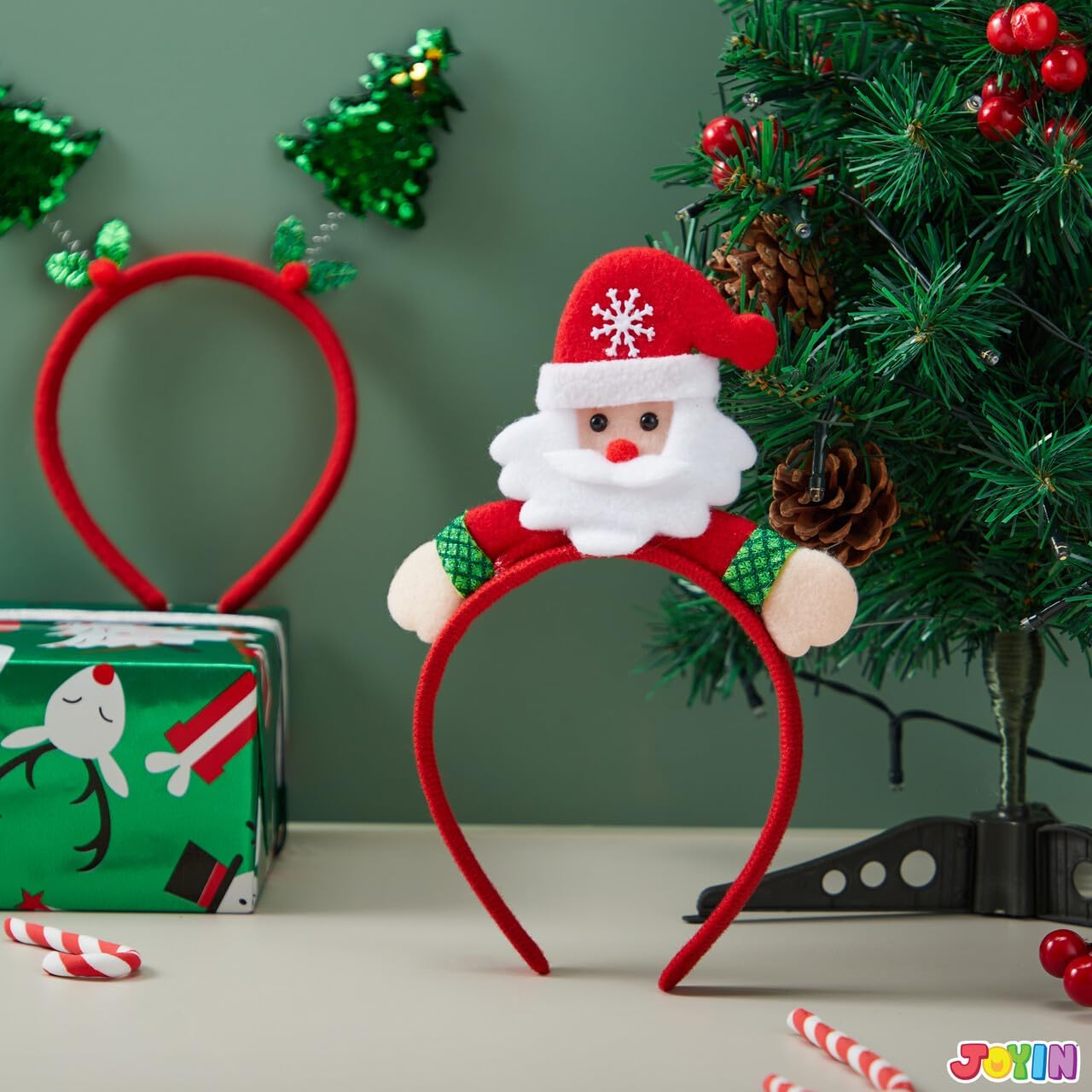 12er-Set Weihnachts-Stirnbänder, SPEZIAL