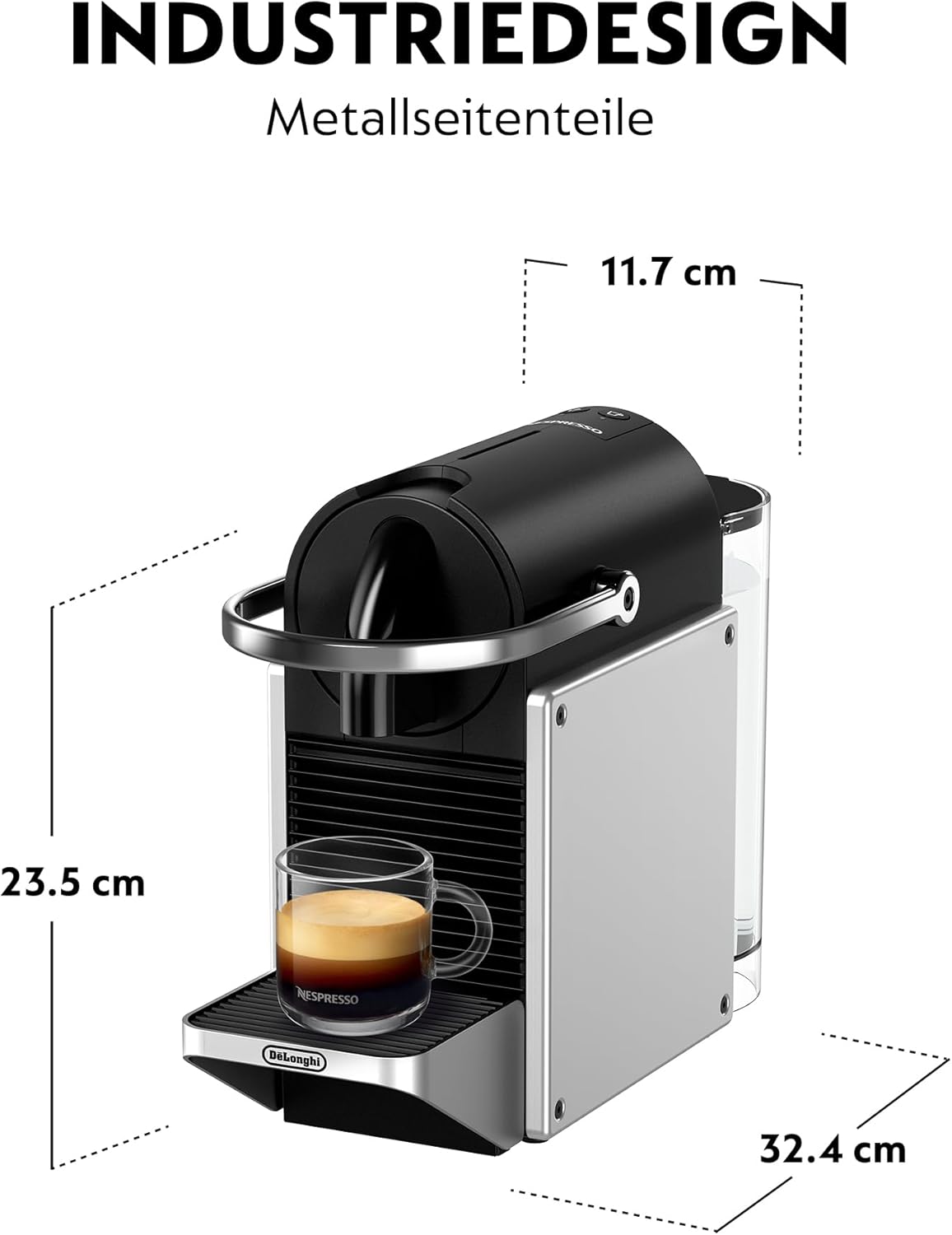 Nespresso Pixie EN127.S mit ECO-Modus, EN127.S