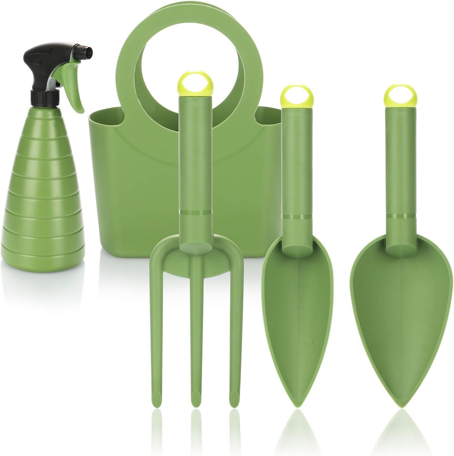 5-teiliges Gartenwerkzeug-Set, 5-teilig Grün