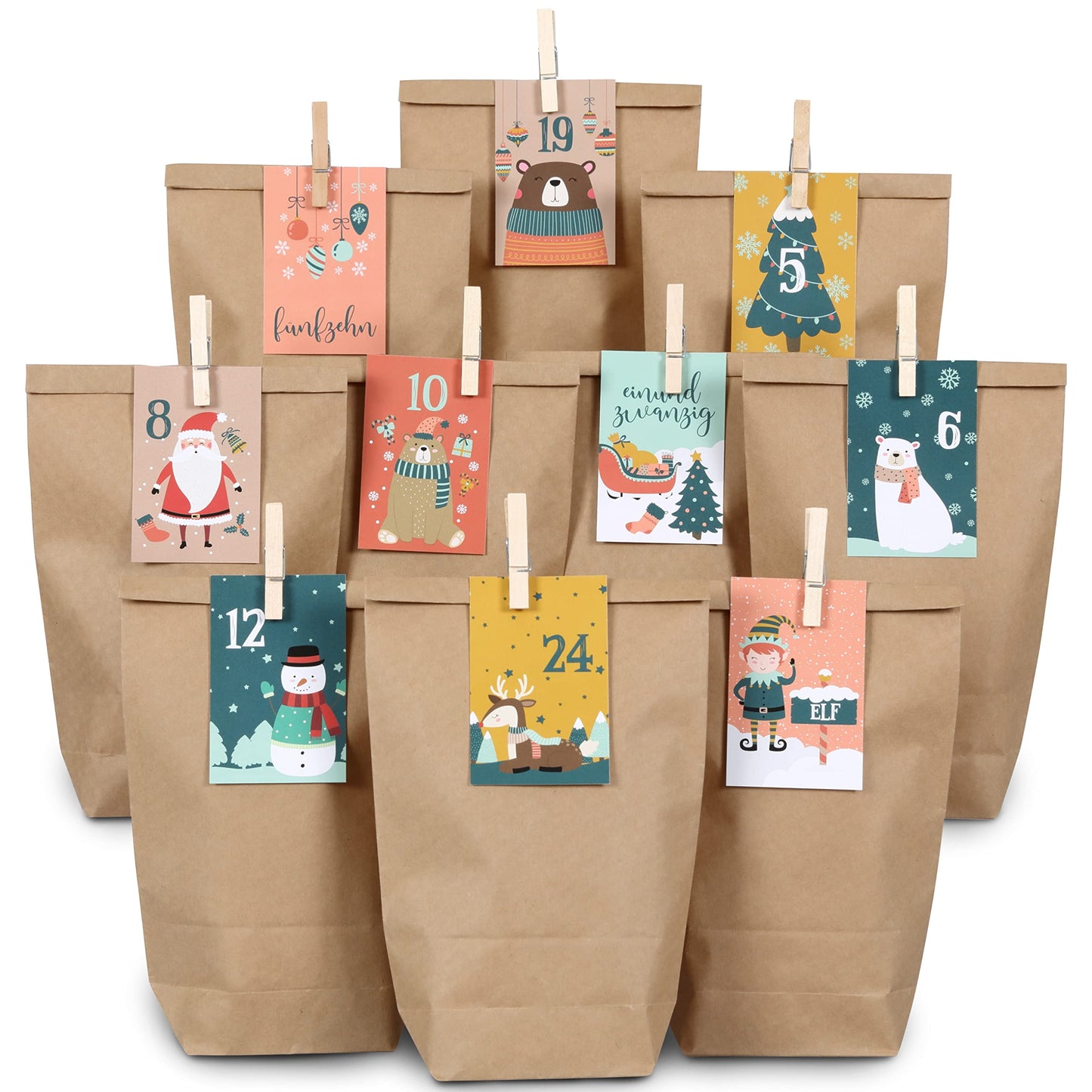 Adventskalender DIY-Set, Kinder