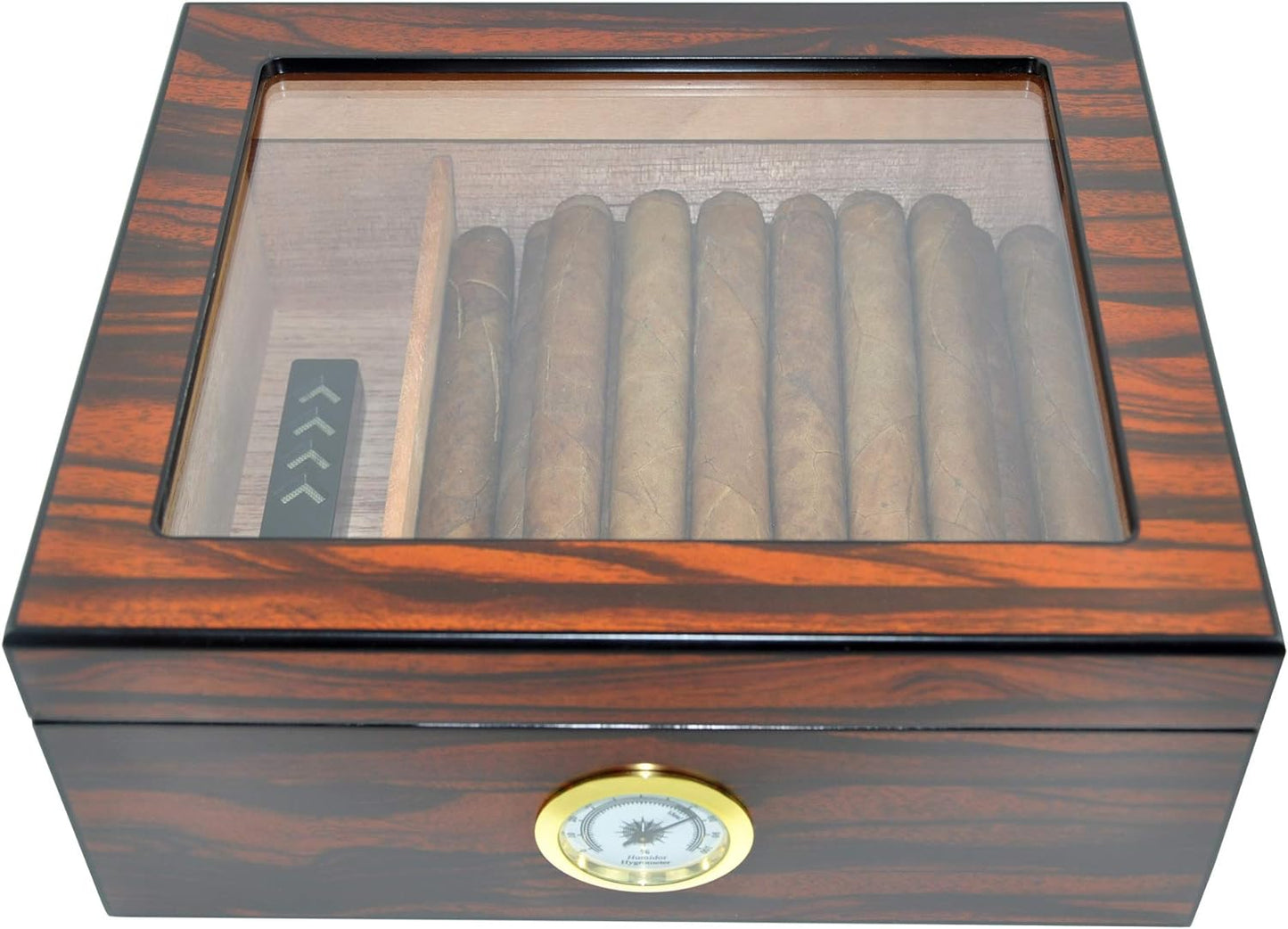 Zigarren Humidor, Makassarbraun