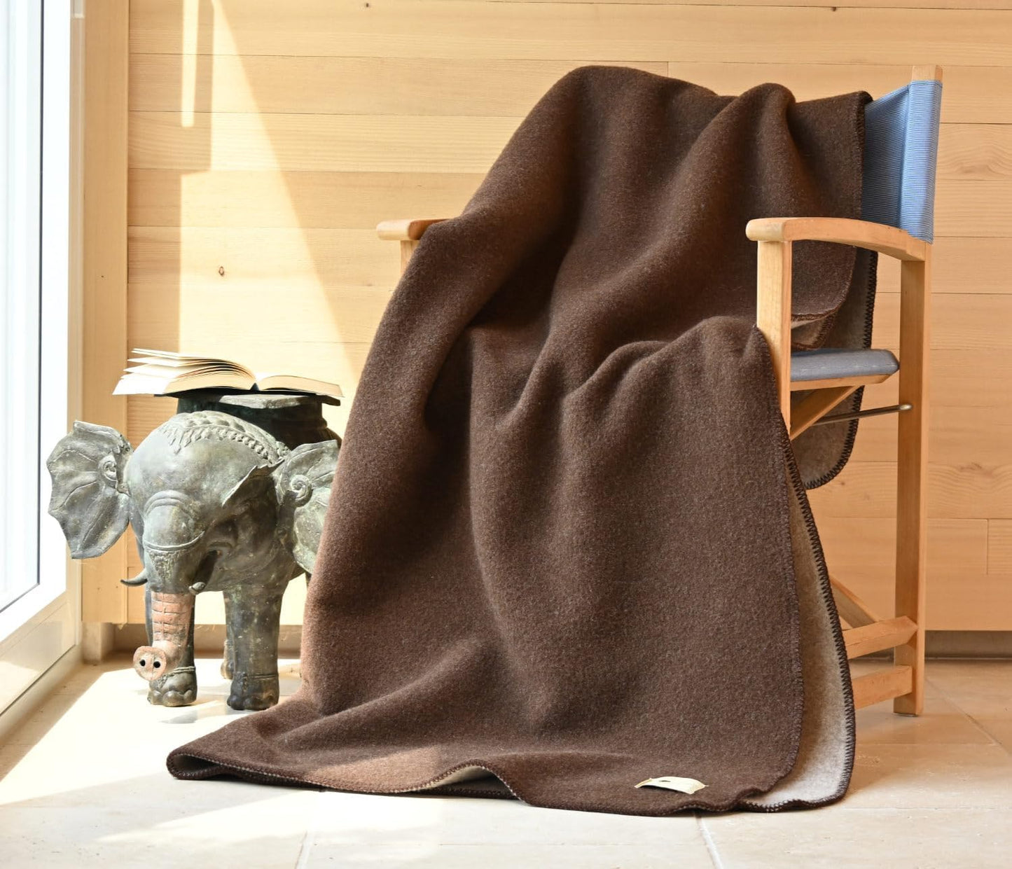 Sofadecke, 150 x 200 cm Braun-beige