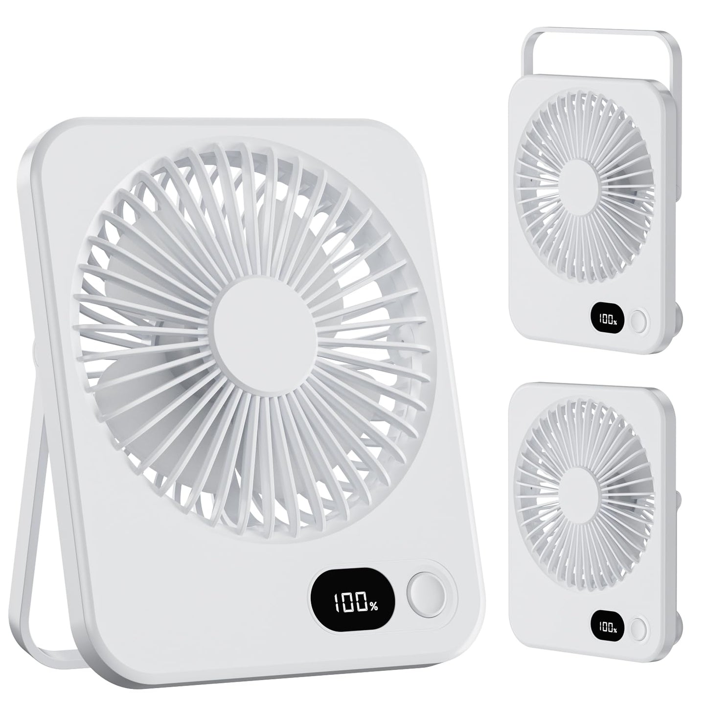 Leiser Tischventilator, White-a