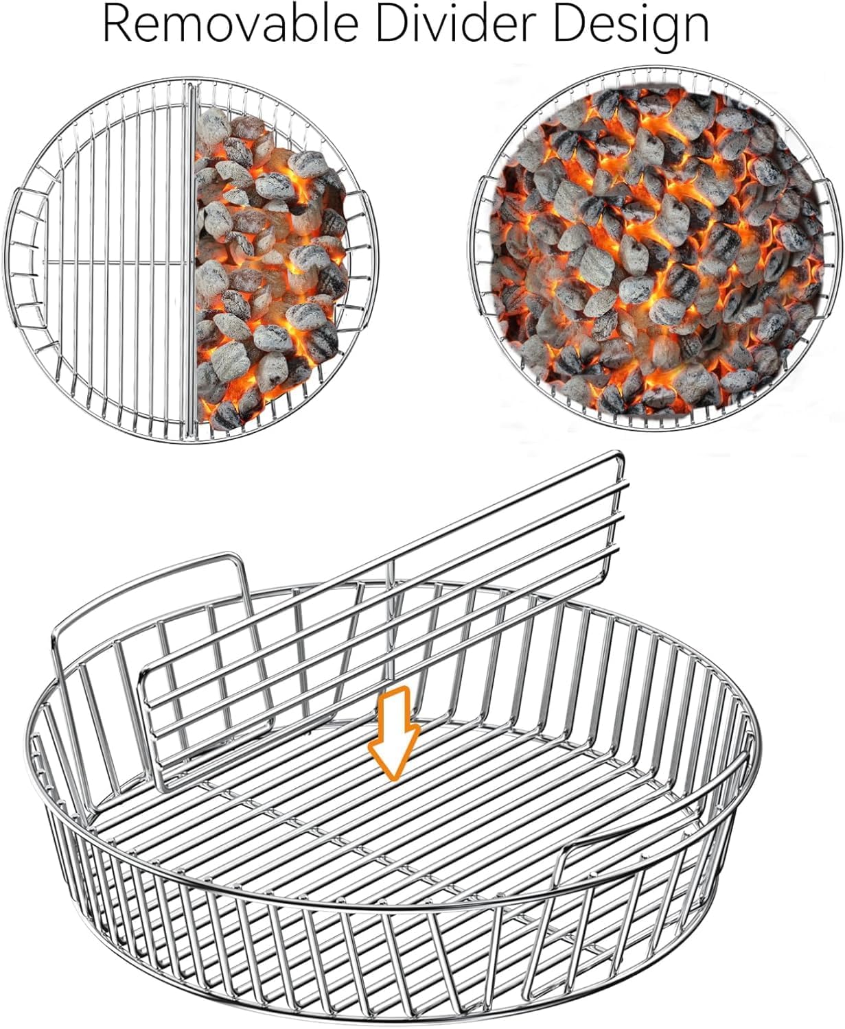 Holzkohlenkorb für Kugelgrill