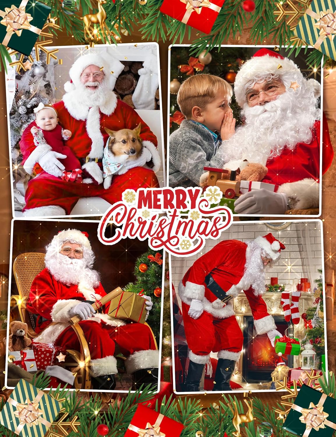 Weihnachtsmann Kostüm-Set, M