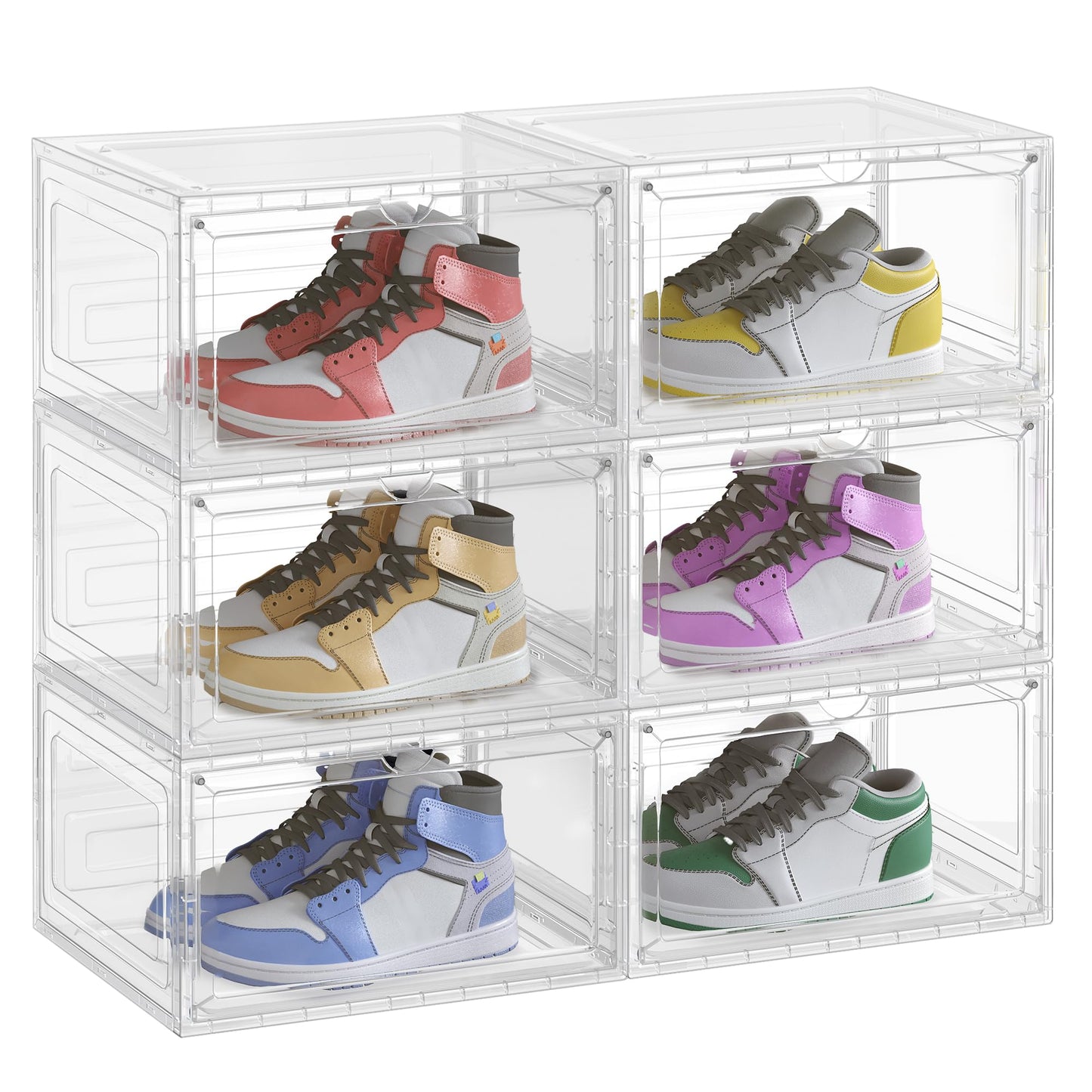 6er-Set Schuhboxen, 6
