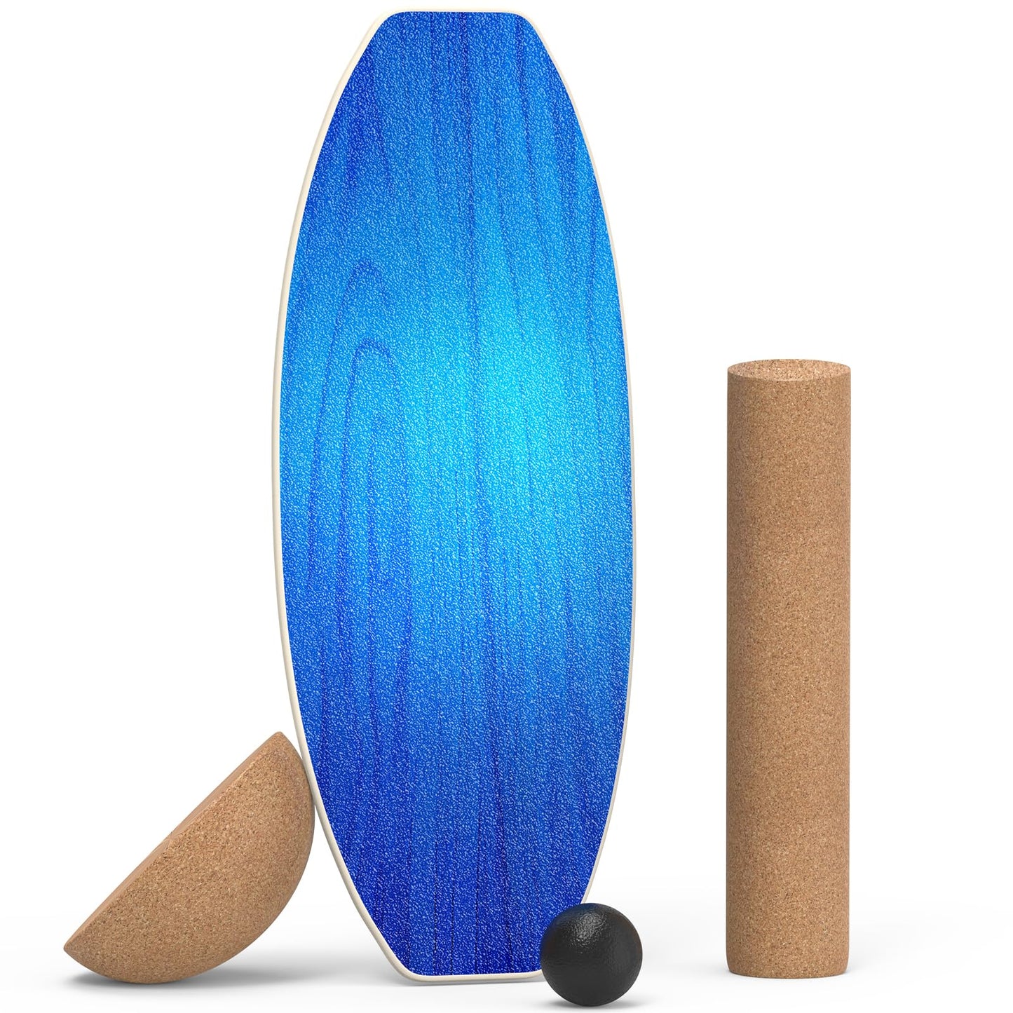 Balance Board Set mit Korkrolle und Halbkugel