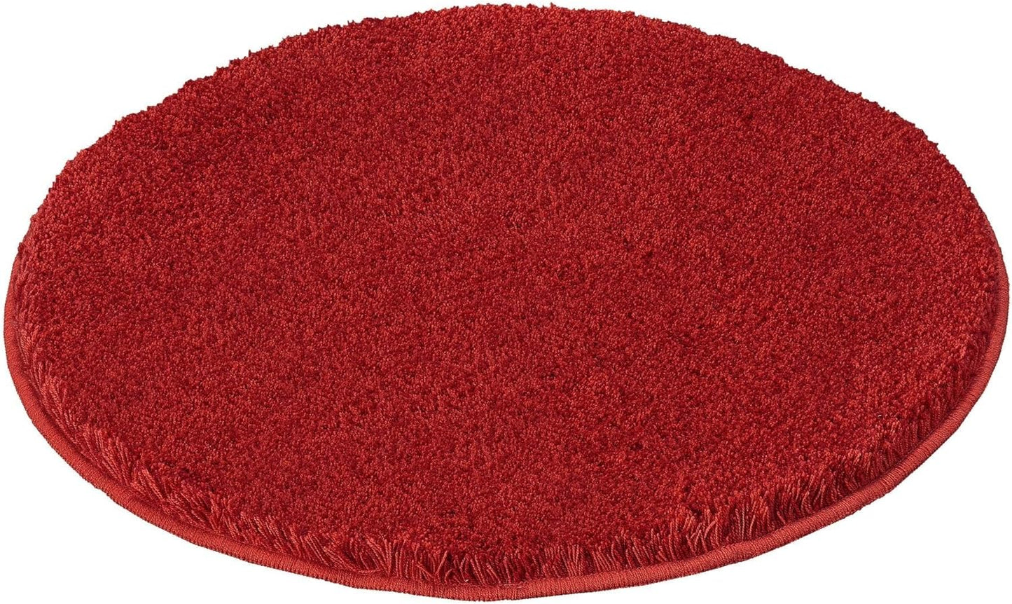 Runder Badteppich Relax, Rubin 100 cm (Rund)
