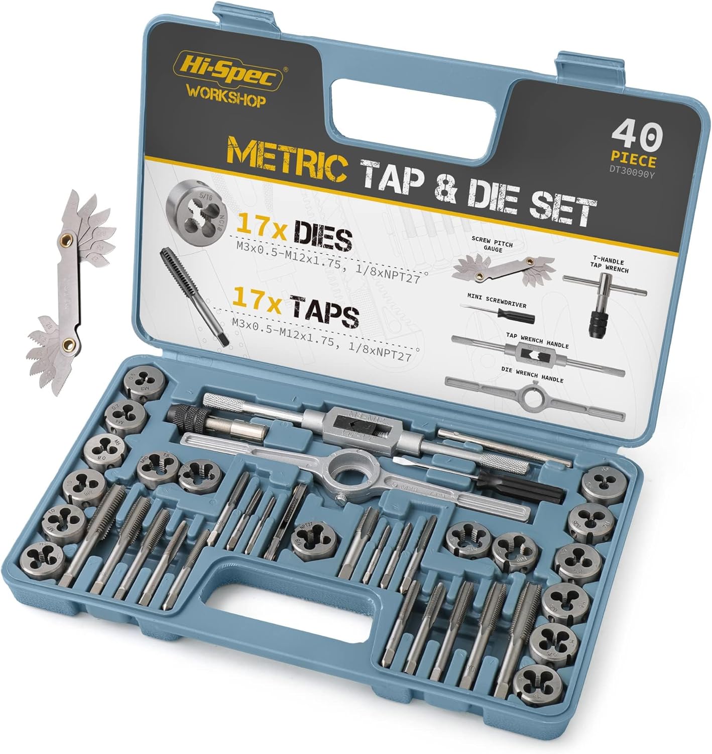 Gewindescheider Set, 40 Teile