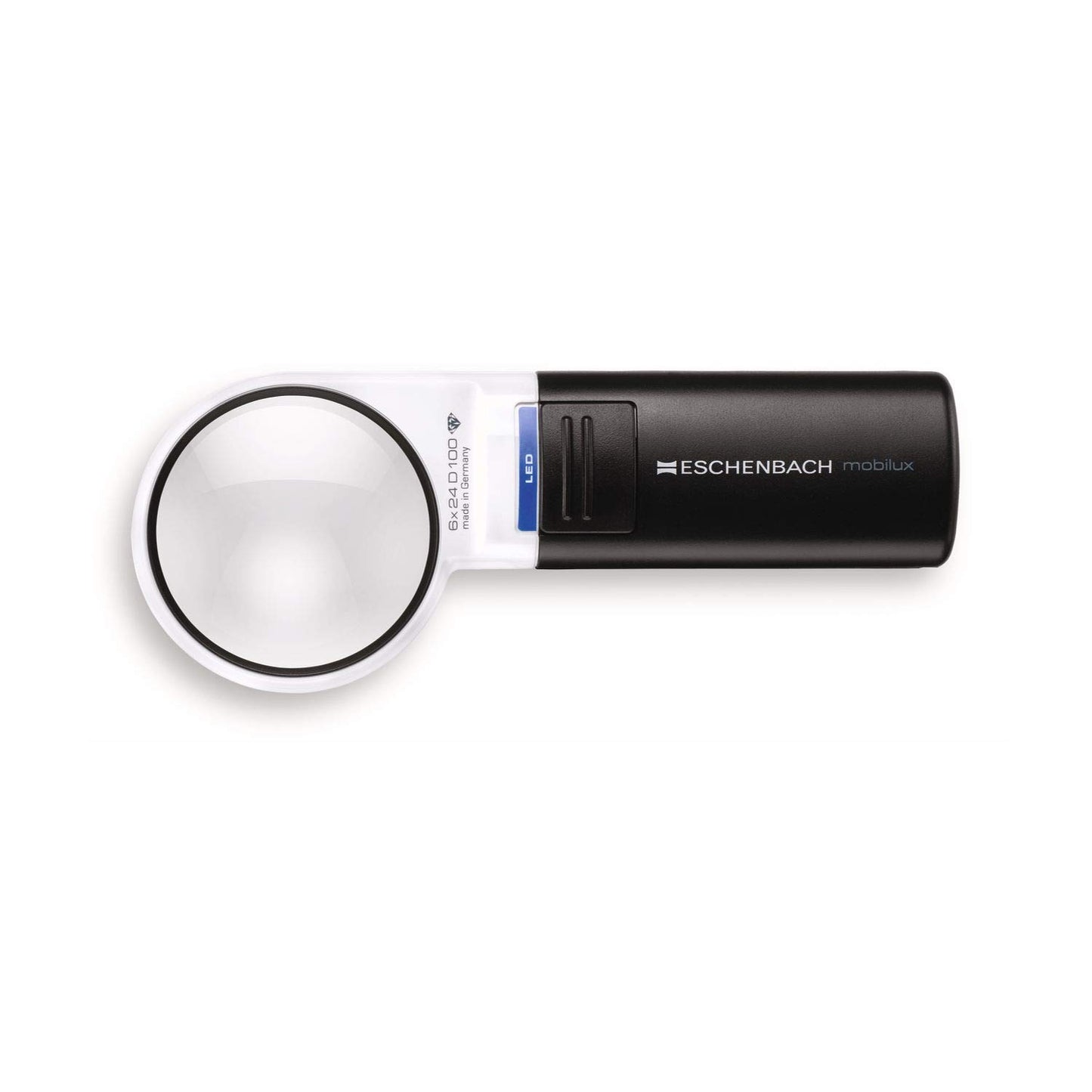 Handlupe mobiluxLED mit 6X Vergrösserung 58mm, Ø 58 mm 6,0 x Vergrösserung Basic Case