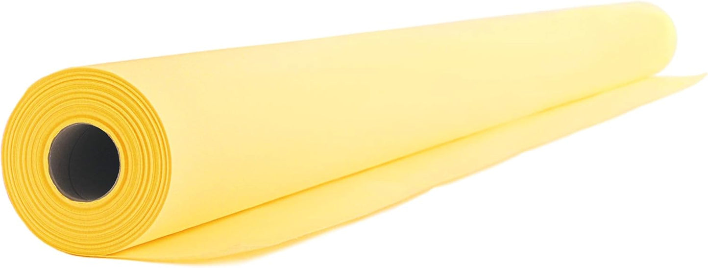 Airlaid Tischdeckenrolle, 2400 x 120 cm (Rechteckig) Gelb