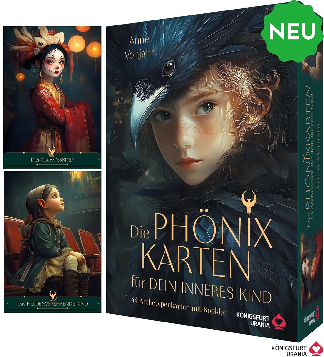 Die Phönixkarten für dein Inneres Kind, Taschenbuch