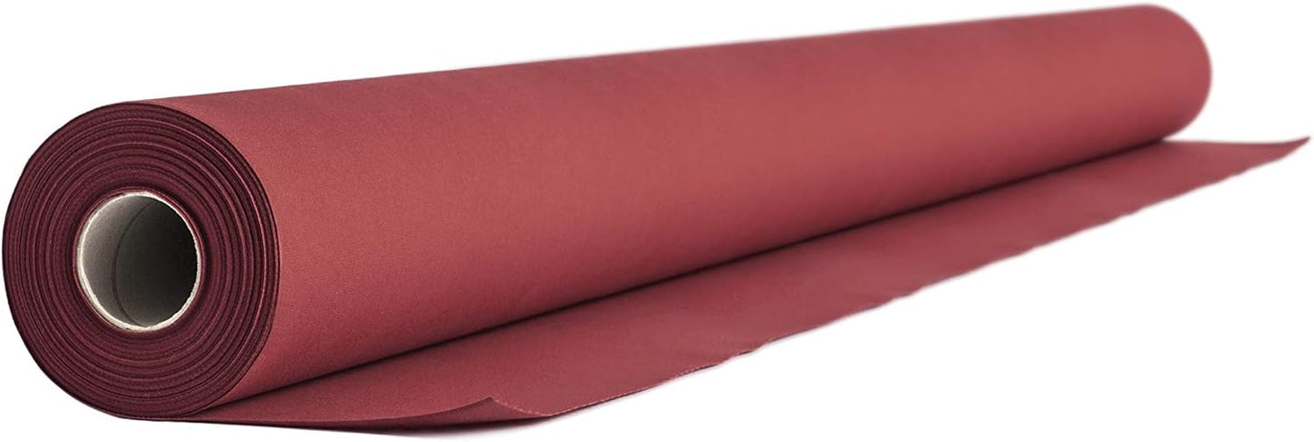 Airlaid Tischdeckenrolle, 2400 x 120 cm (Rechteckig) Rot Burgund