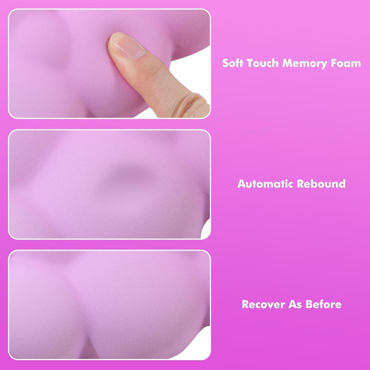 Ergonomisches Handgelenkauflagen-Set für Tastatur & Maus, Rosa