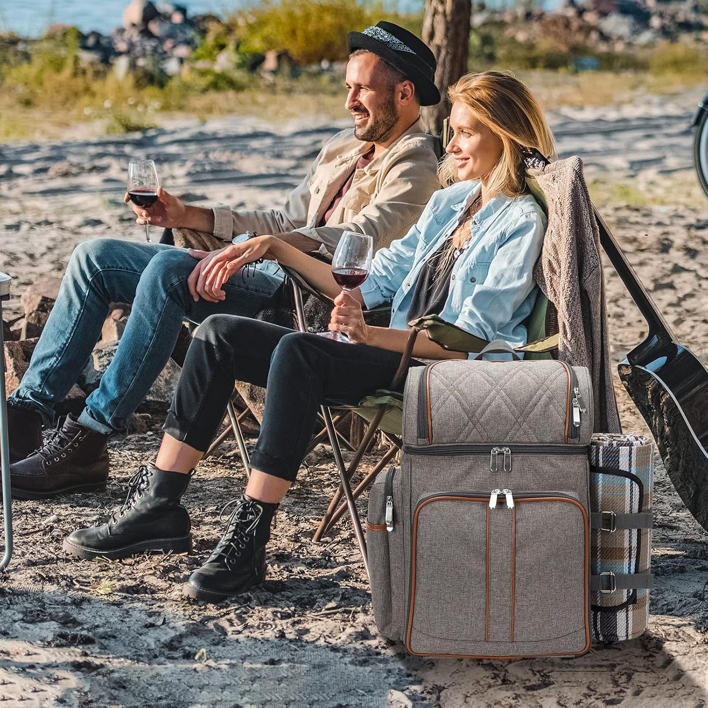 Picknick-Rucksack, Brushedkhaki