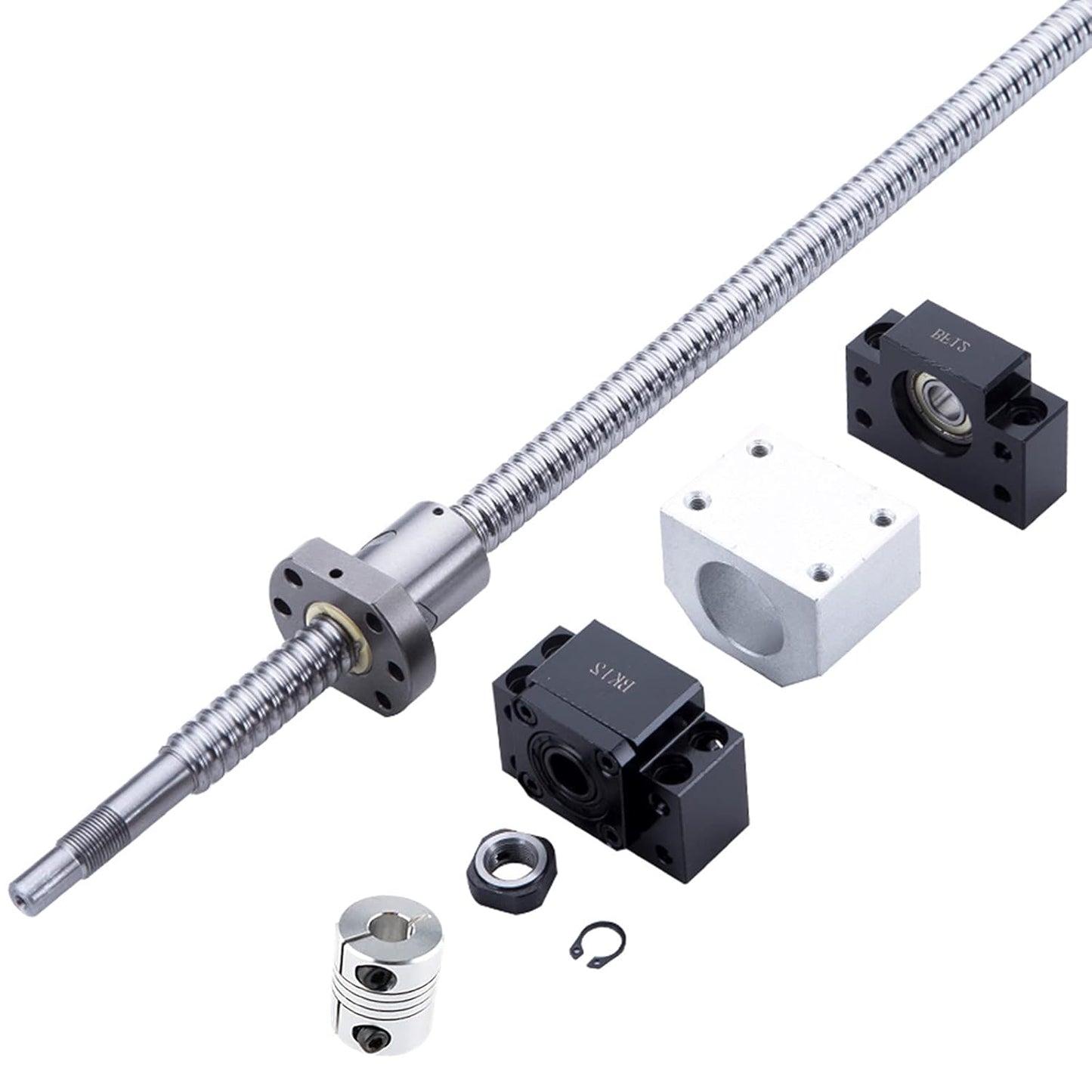 Kugelumlaufspindel-Set SFU2005 mit Unterstützung, 800mm Kugelumlaufspindelsatz