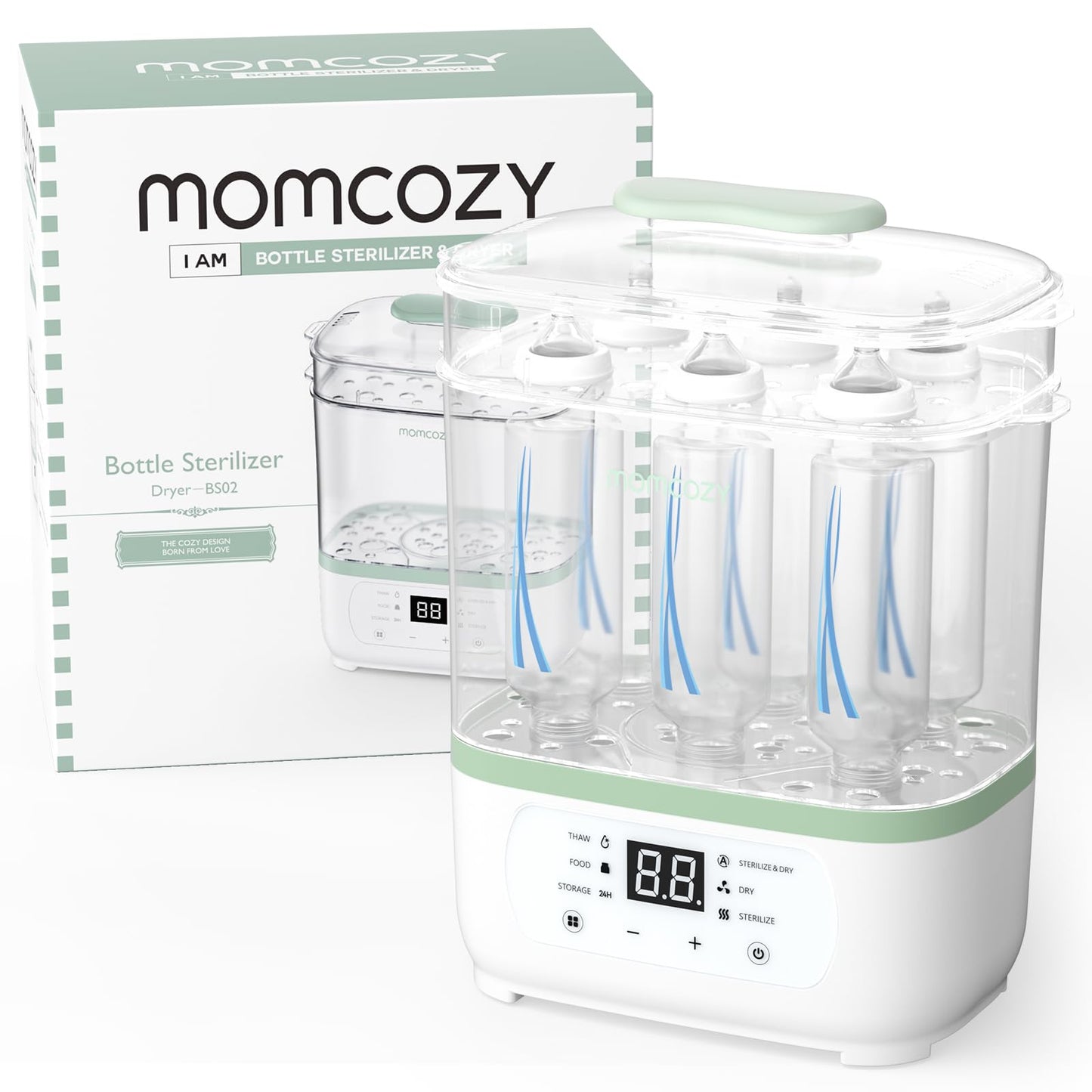3-in-1 Babyflaschen-Dampfsterilisator