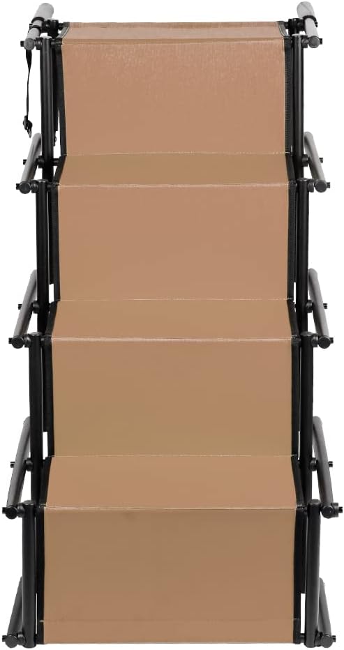 Klappbare Hunderampe für Auto, Sofa & Bett (bis 80 kg), Noir