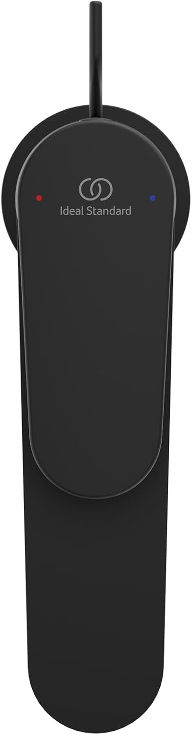 Cerafine O Waschtischarmatur Grande mit Ablaufgarnitur, Auslaufhöhe 122mm mit Ablaufgarnitur Silk Black