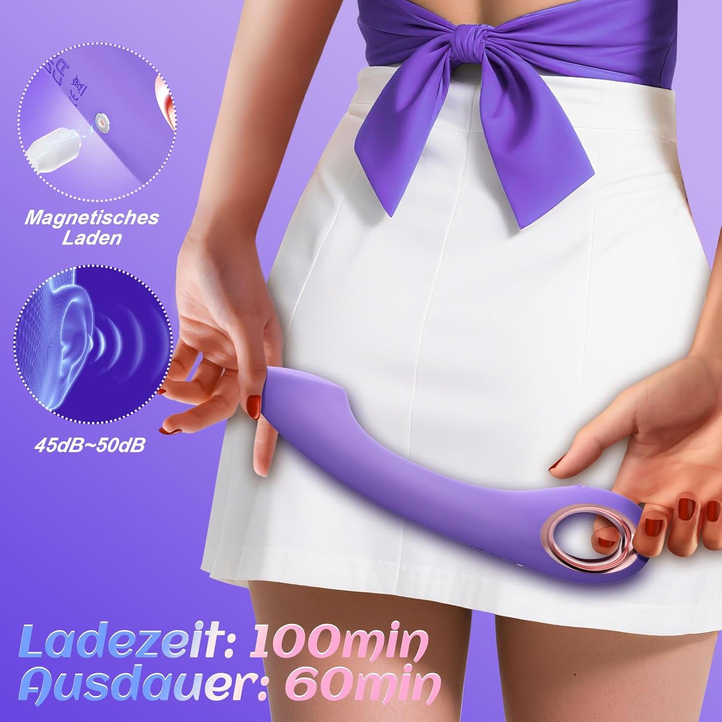 Vibrator Dildo mit 10 Vibrationsmodi für Frauen und Paare