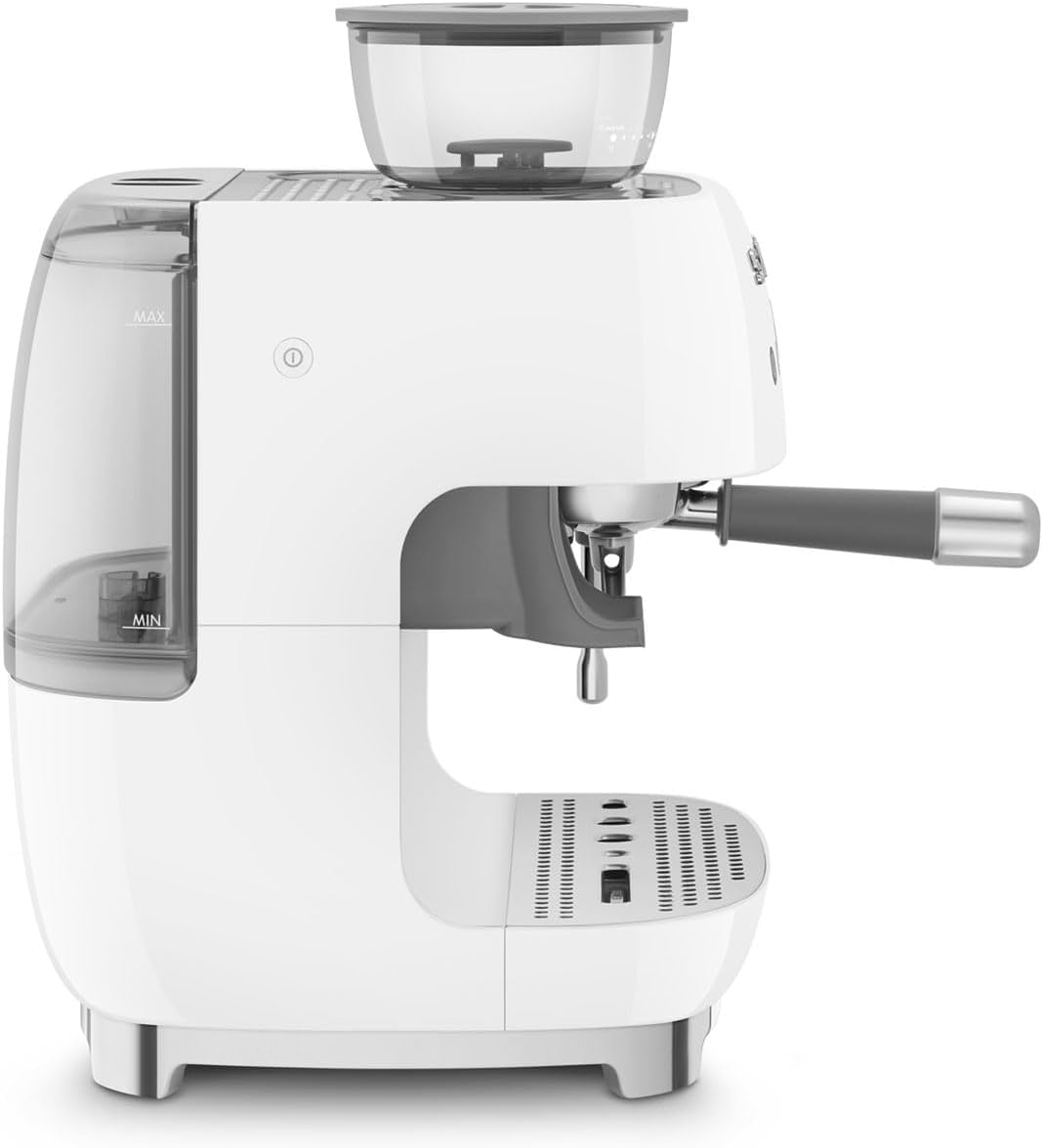 EGF03WHEU Espressomaschine mit Mahlwerk, Weiss
