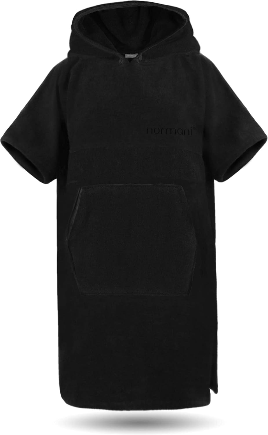 Unisex Surferponcho, Schwarz S-M
