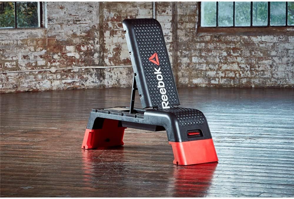 Deck Trainingsplattform, Reebok Deck Schwarz/Rot