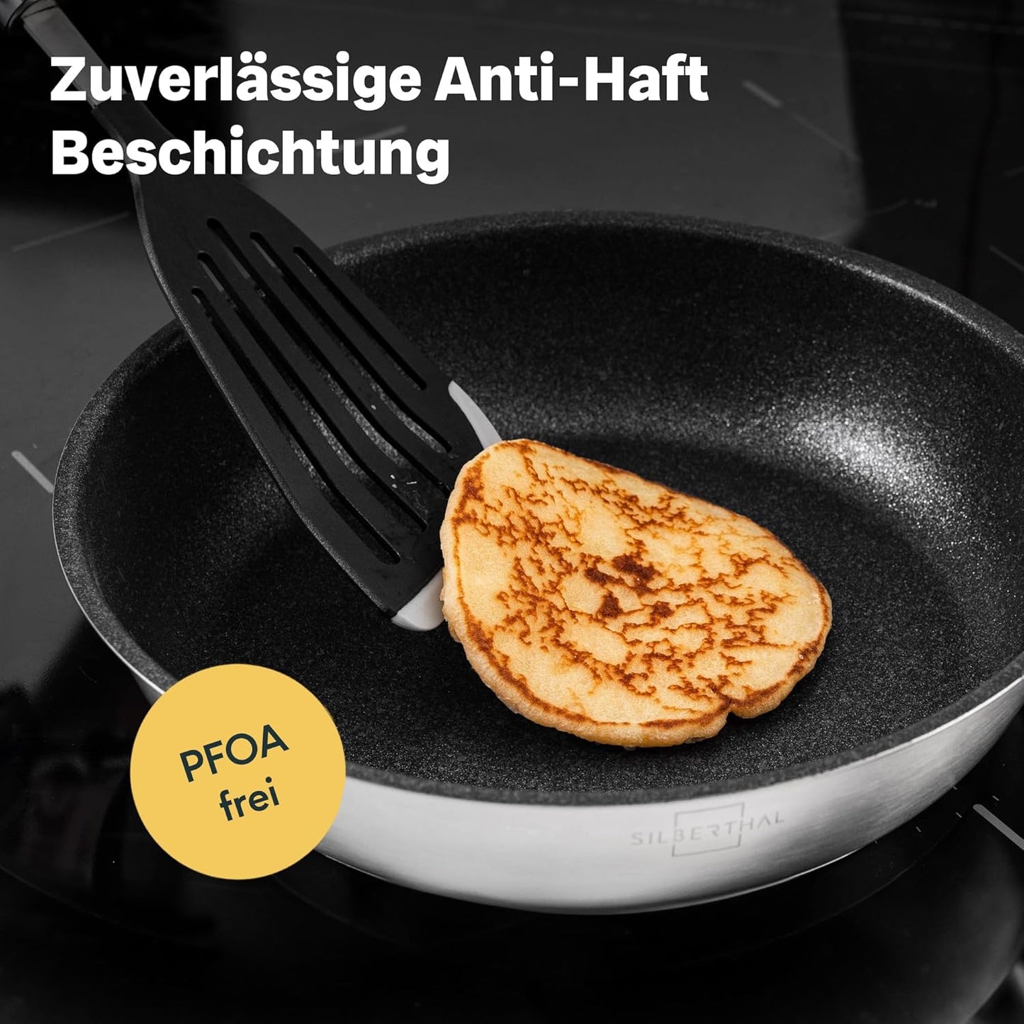 Bratpfanne Induktion, beschichtet, ofenfest, Beschichtet 20 cm